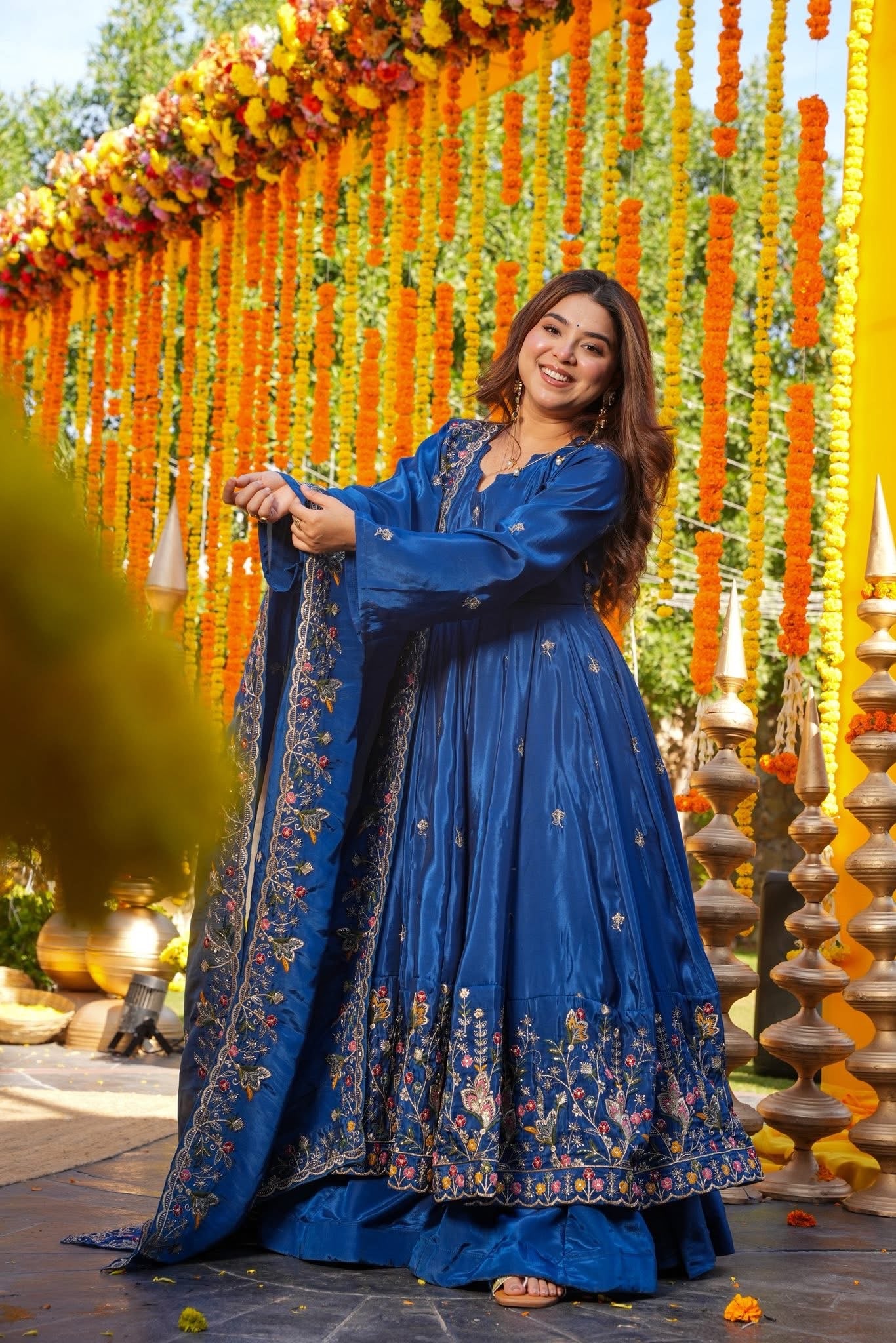 Bluvara Wedding Wear Anarkali Set