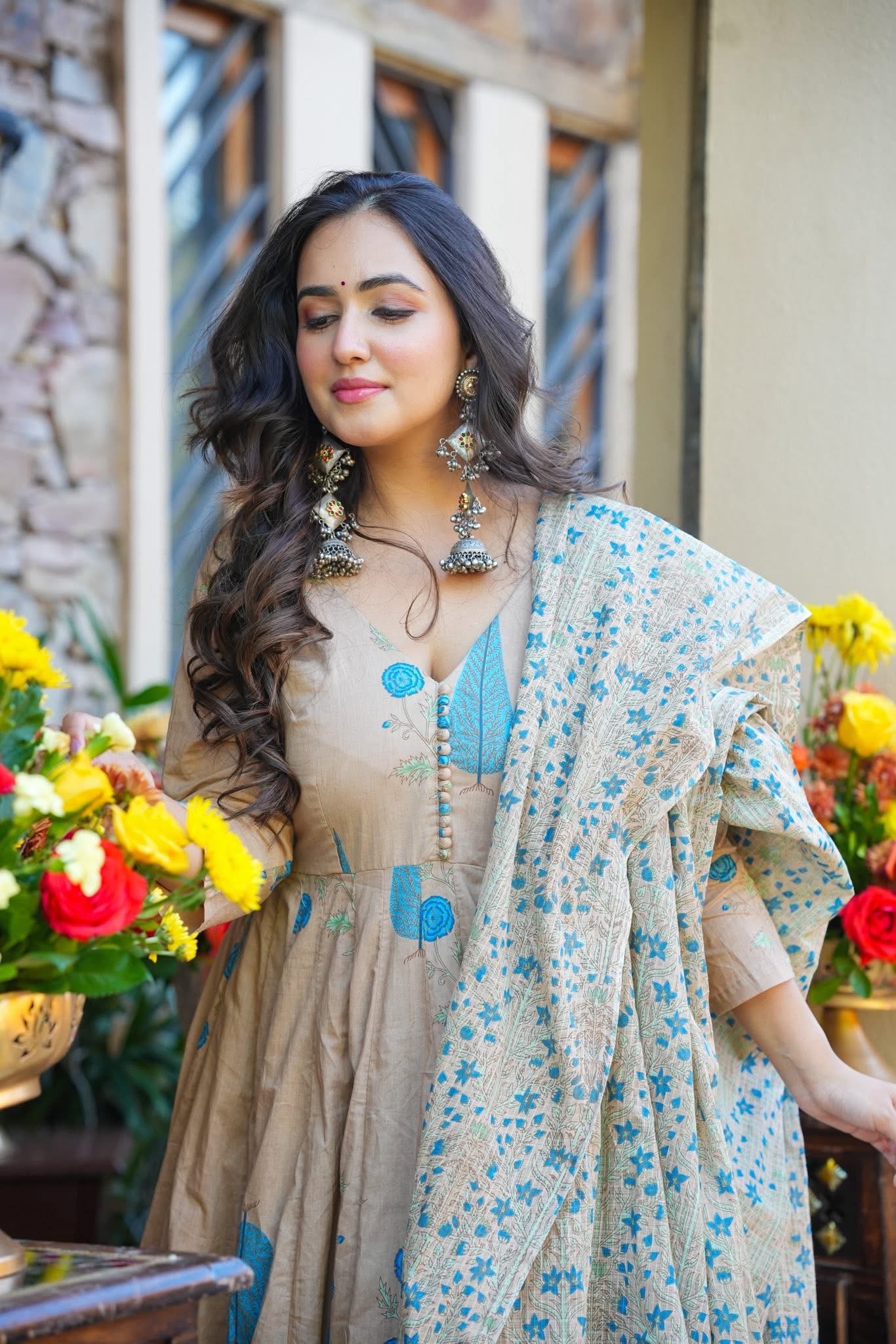 Aabru Printed Cotton Suit Set