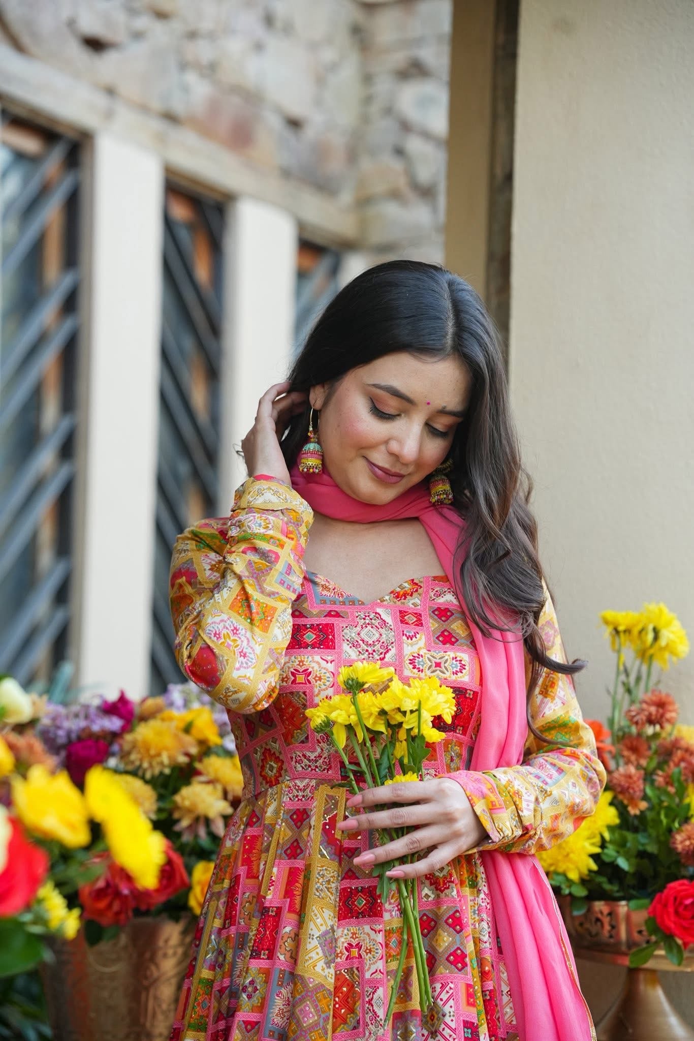 Kiranima Multicolored Maxi Set