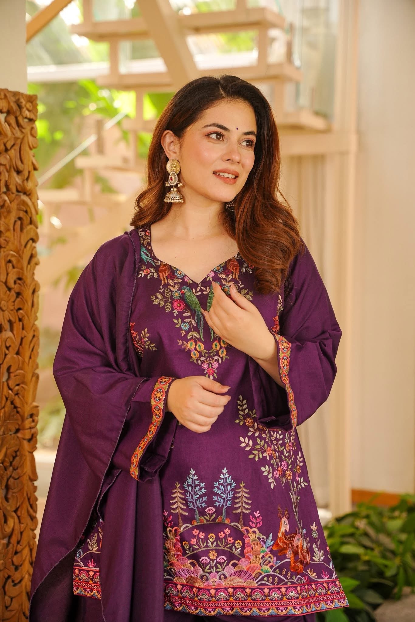 Jazmira Embroidered Farshi Salwar Set