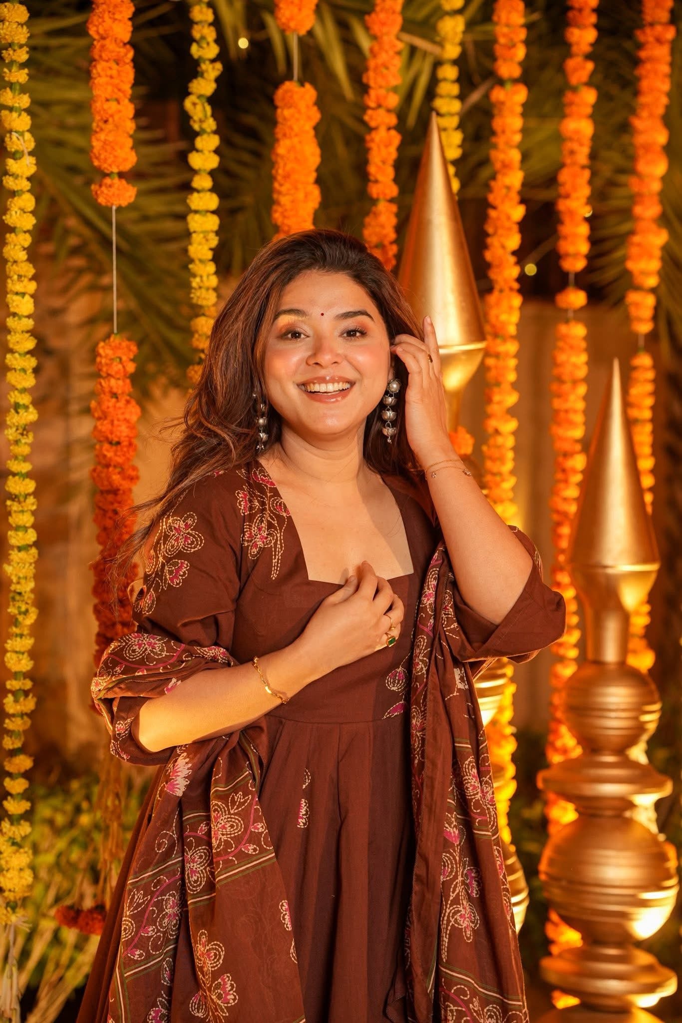 Kshirja Printed Cotton Suit Set