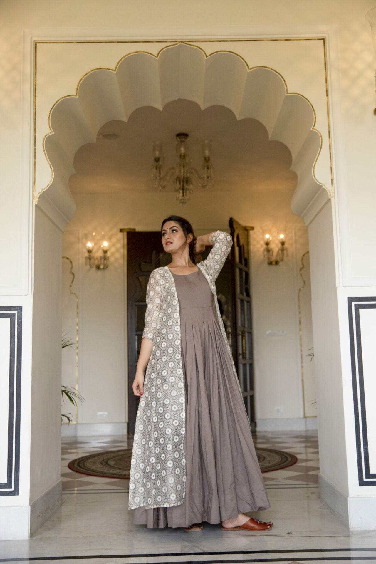 Buy ADVIKA INNER WITH SHRUG SET Online in India Idaho Clothing