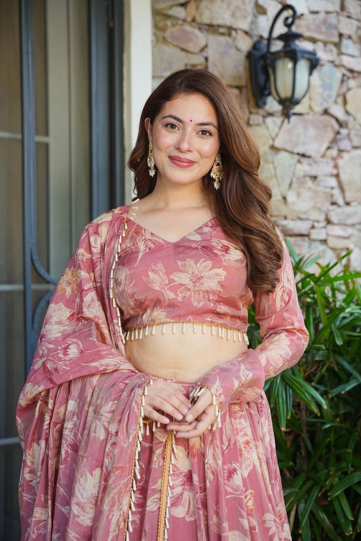 Veylora Blush Lehenga Set