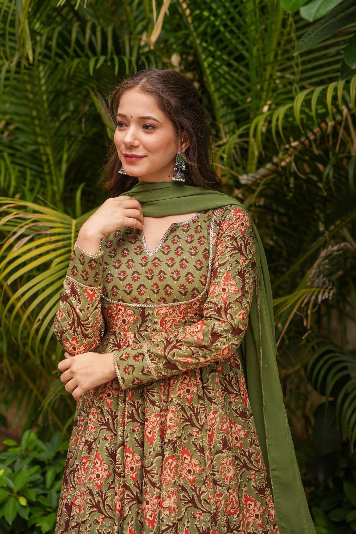Floral Rustique Cotton Suit Set