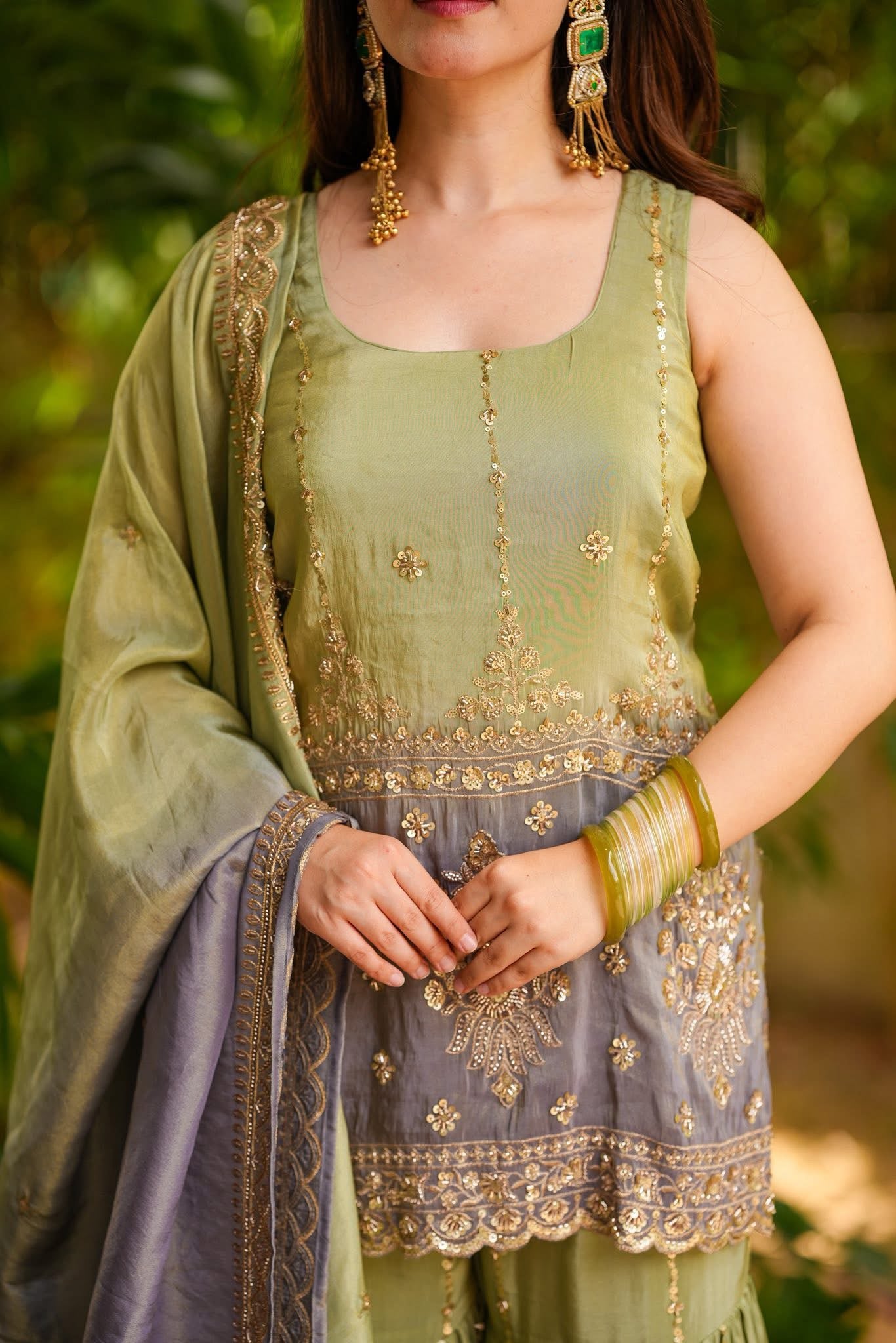 Saisha Cosmos Sharara Set