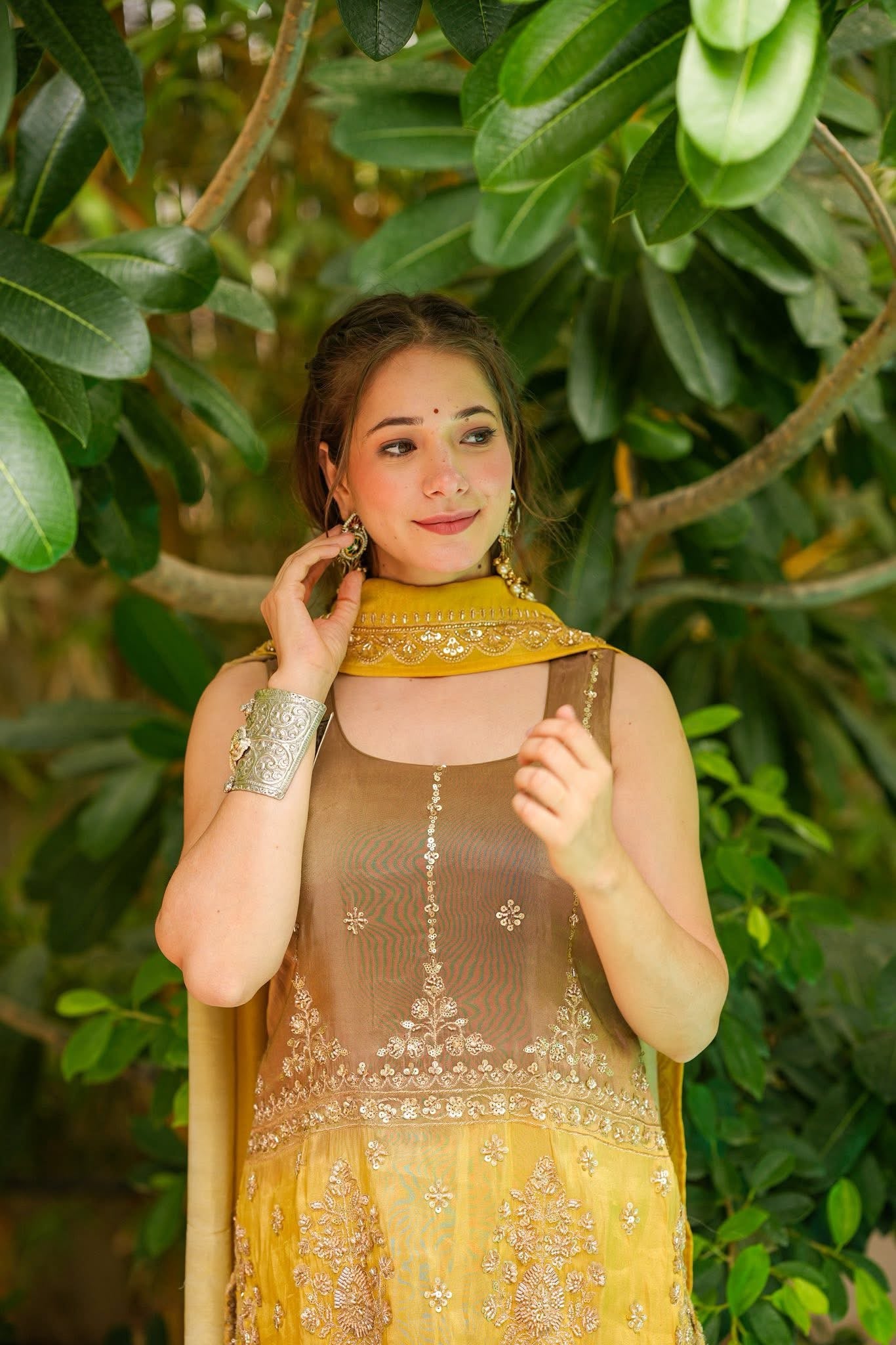 Tishya Cosmos Sharara Set