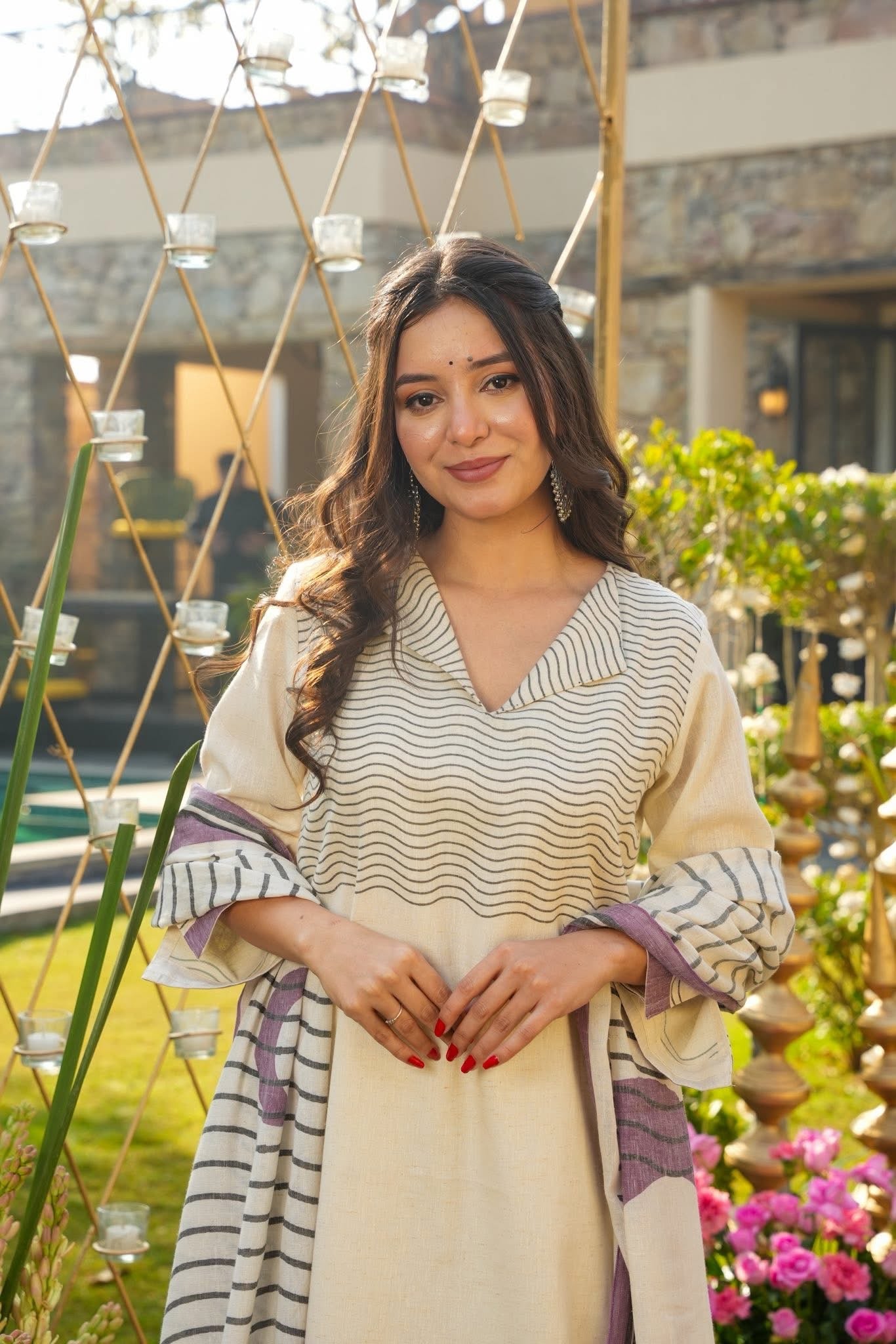 Purpluna Printed Kurta Set