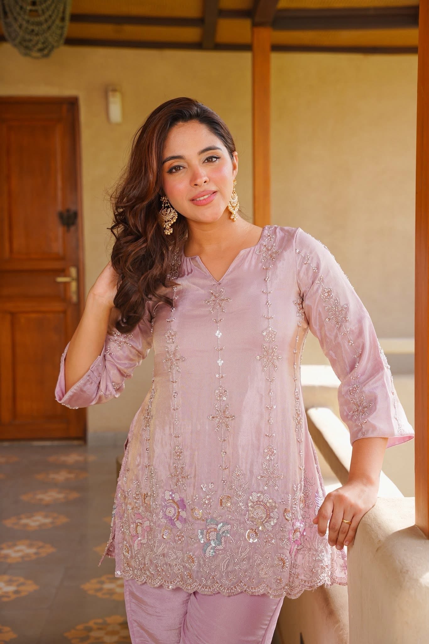 Anagha Embroidered Co-ord Set