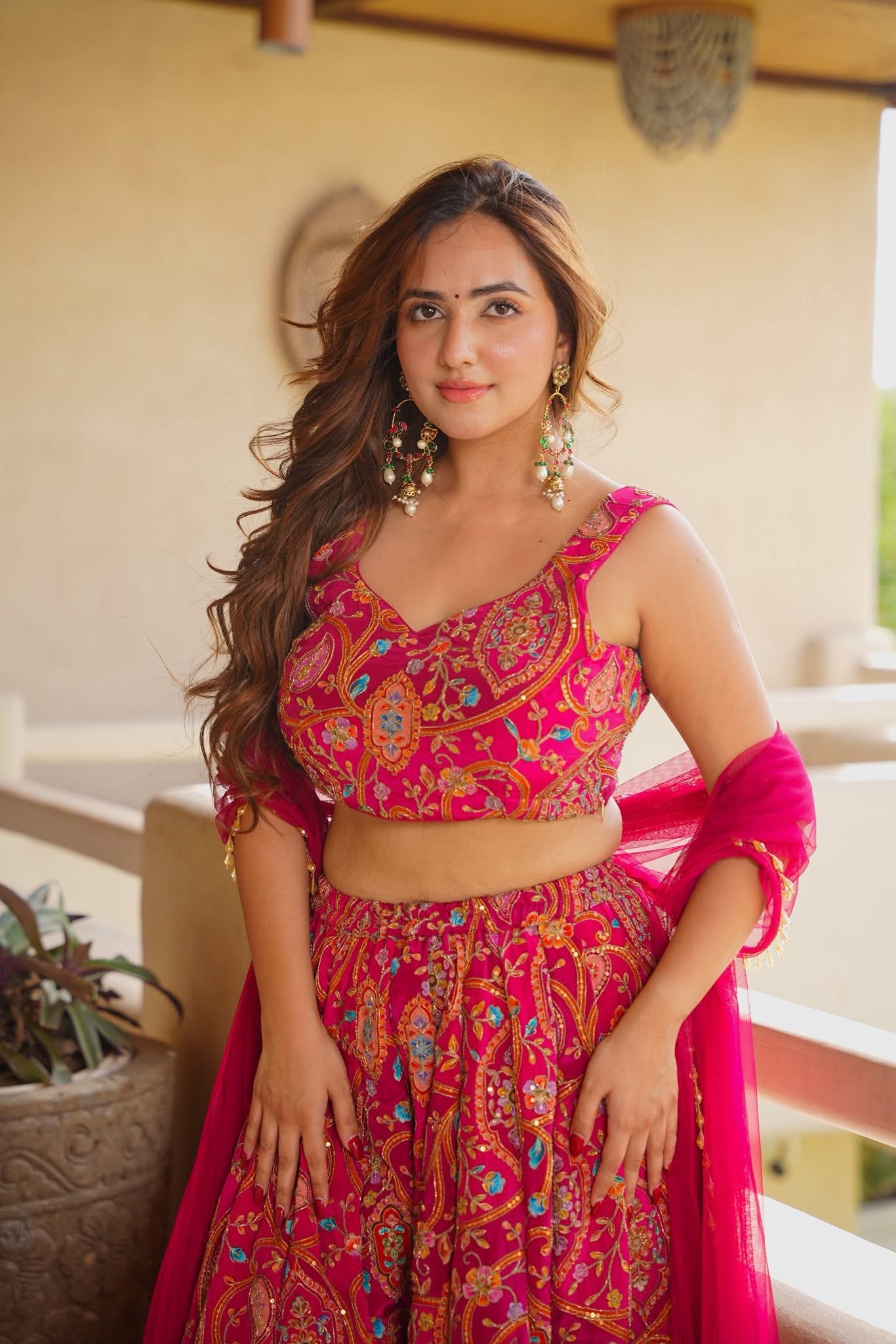 Varchasvi Pink Festive Wear Set