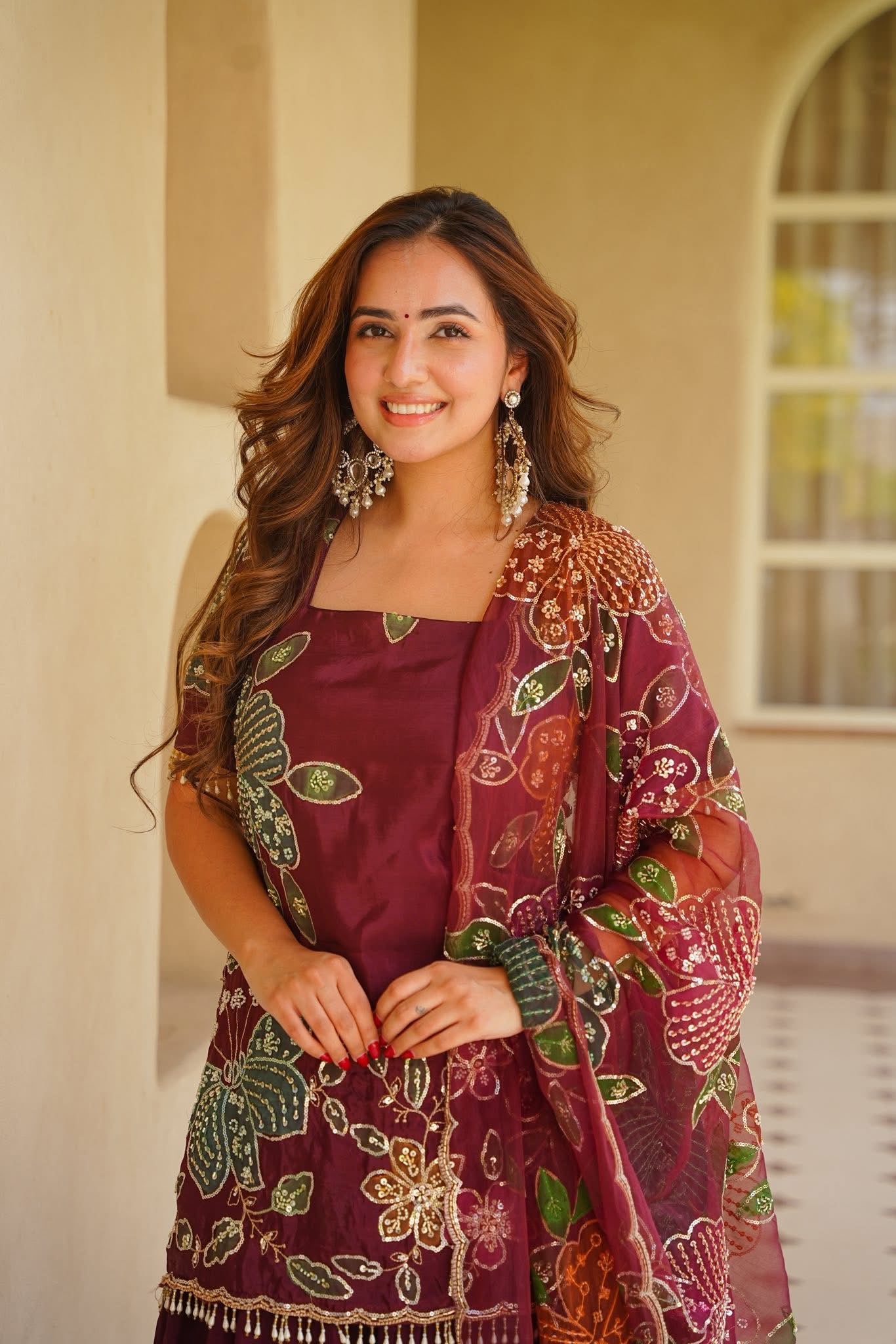 Devyashri Heavy Embroidered Kurta Set