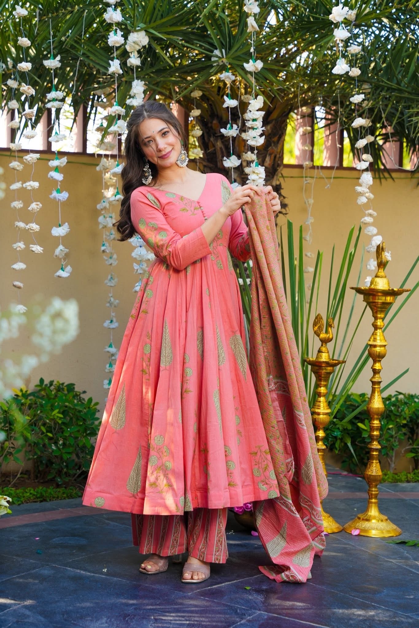 Buy Floryn Cotton Anarkali Suit Set Online in India | Idaho Clothing Buy Floryn Cotton Anarkali Suit Set Online in India | Idaho Clothing