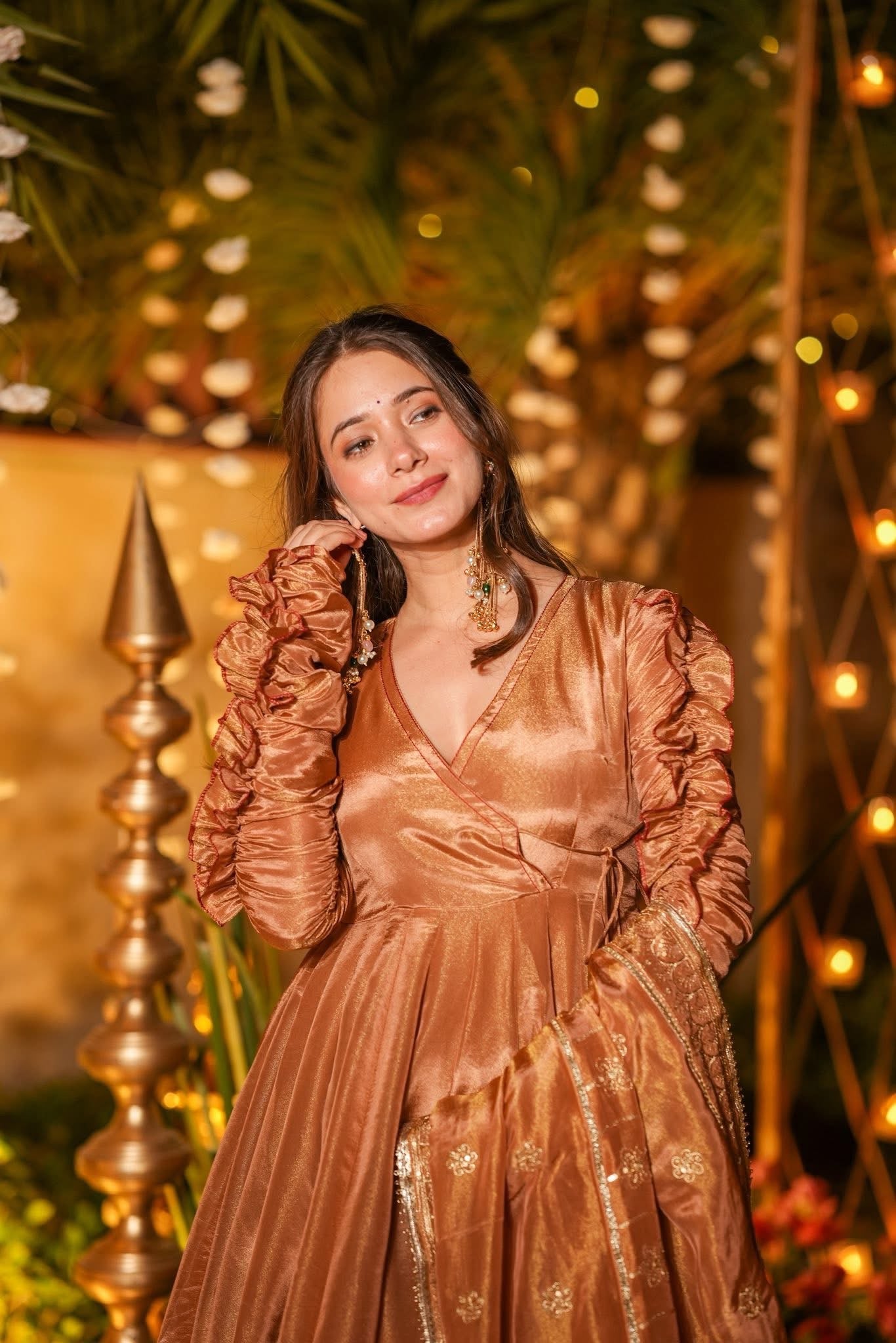 Pranavi Cosmos Anarkali Suit Set