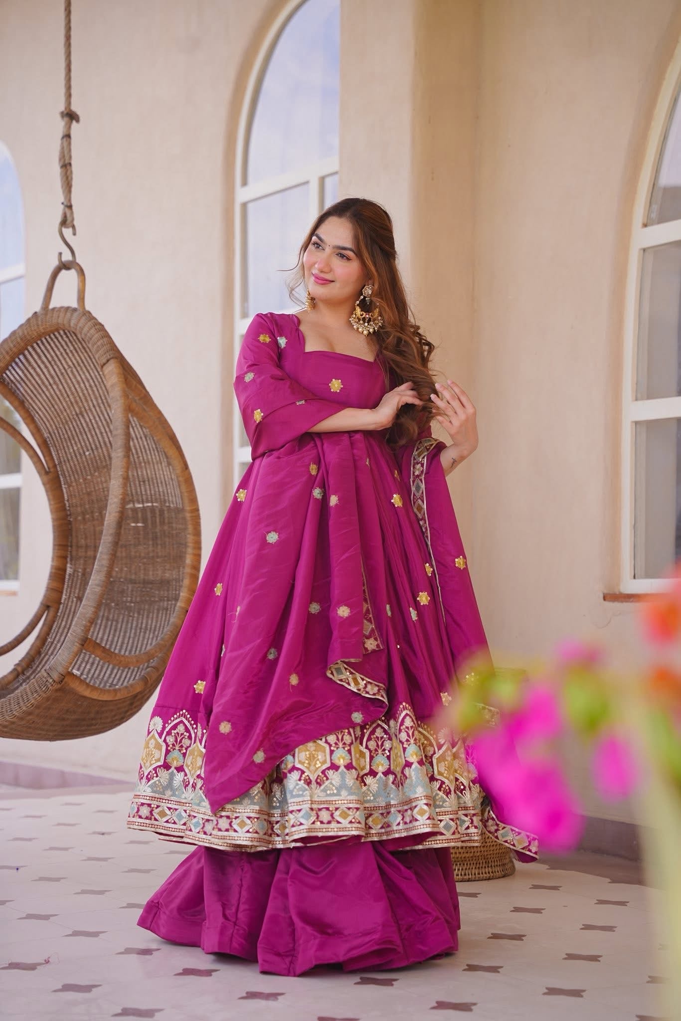 Arovika Elegant Anarkali Suit Set