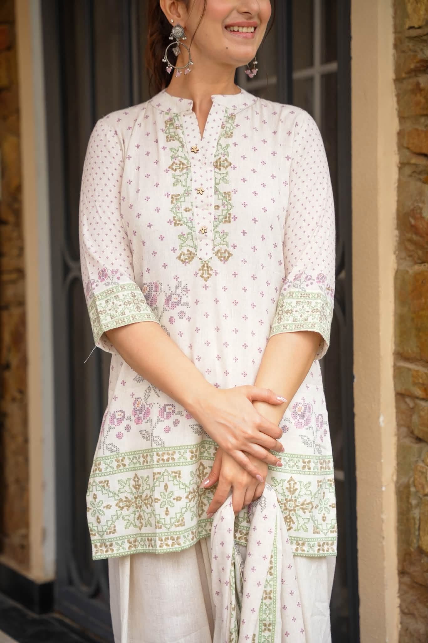 Gulshan Printed Farshi Salwar Set