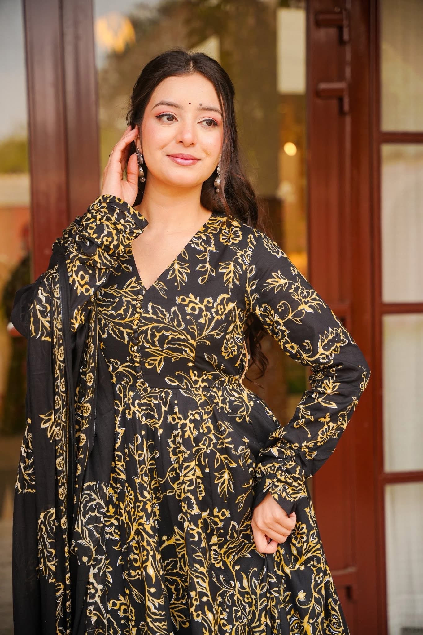 Aayvika Printed Cotton Suit Set