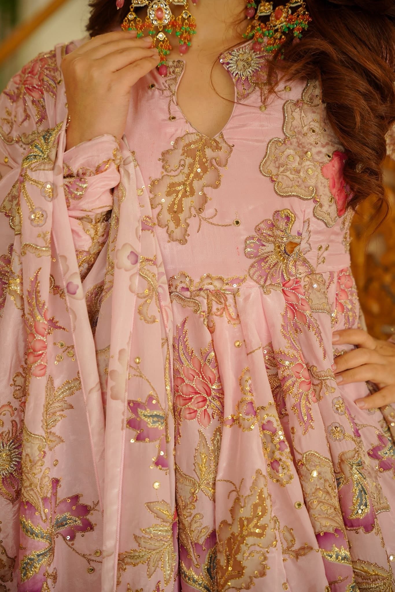 Alara Heavy Embroidered Wedding Wear Sharara Set