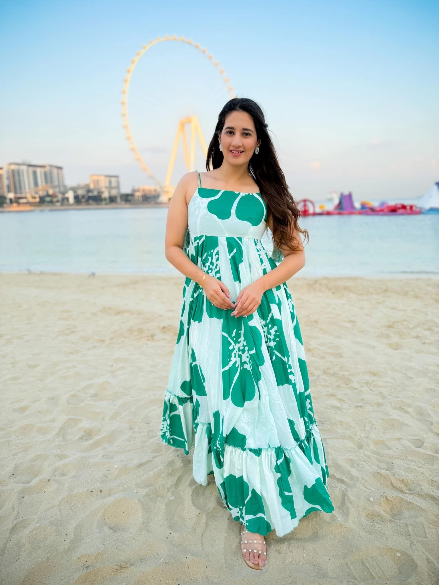 Buy Posh delight green cotton maxi Online in India | Idaho Clothing Buy Posh delight green cotton maxi Online in India | Idaho Clothing
