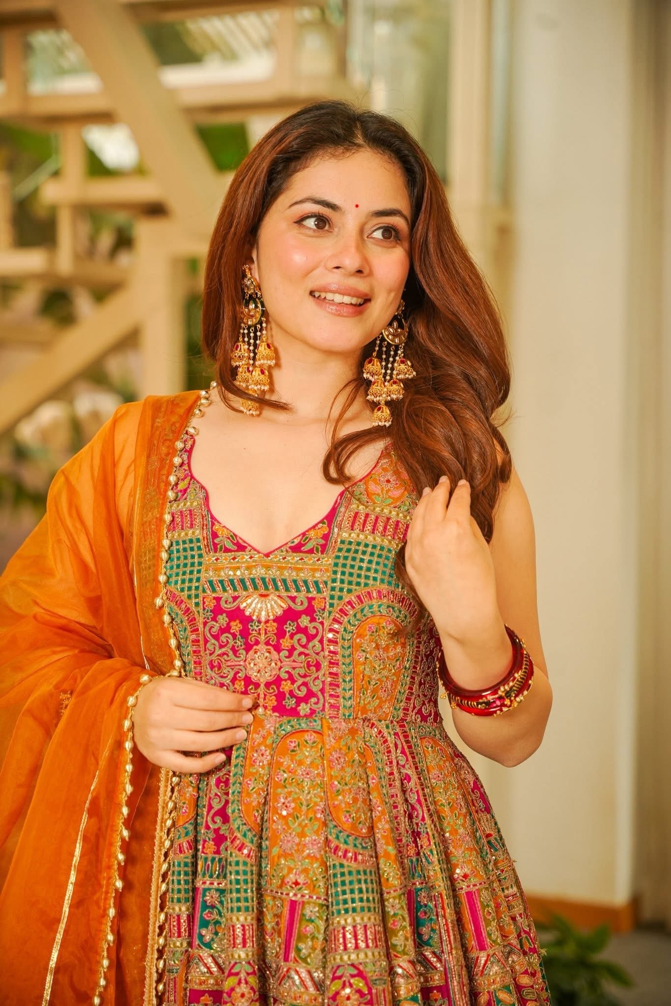 Ruhzaar Heavy Embroidered Maxi Set