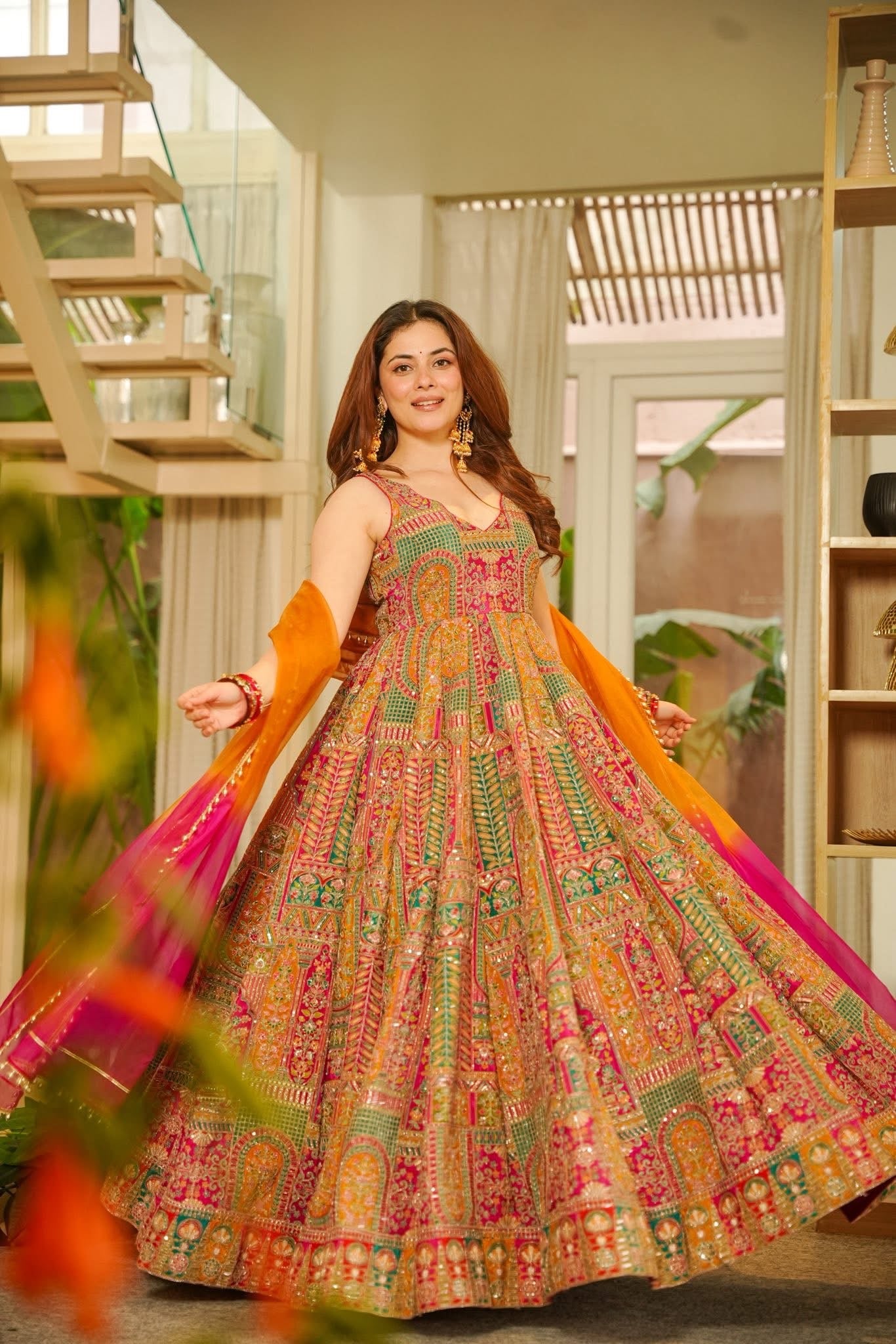 fitted lace wedding dress Buy Ruhzaar Heavy Embroidered Maxi Set Online in India