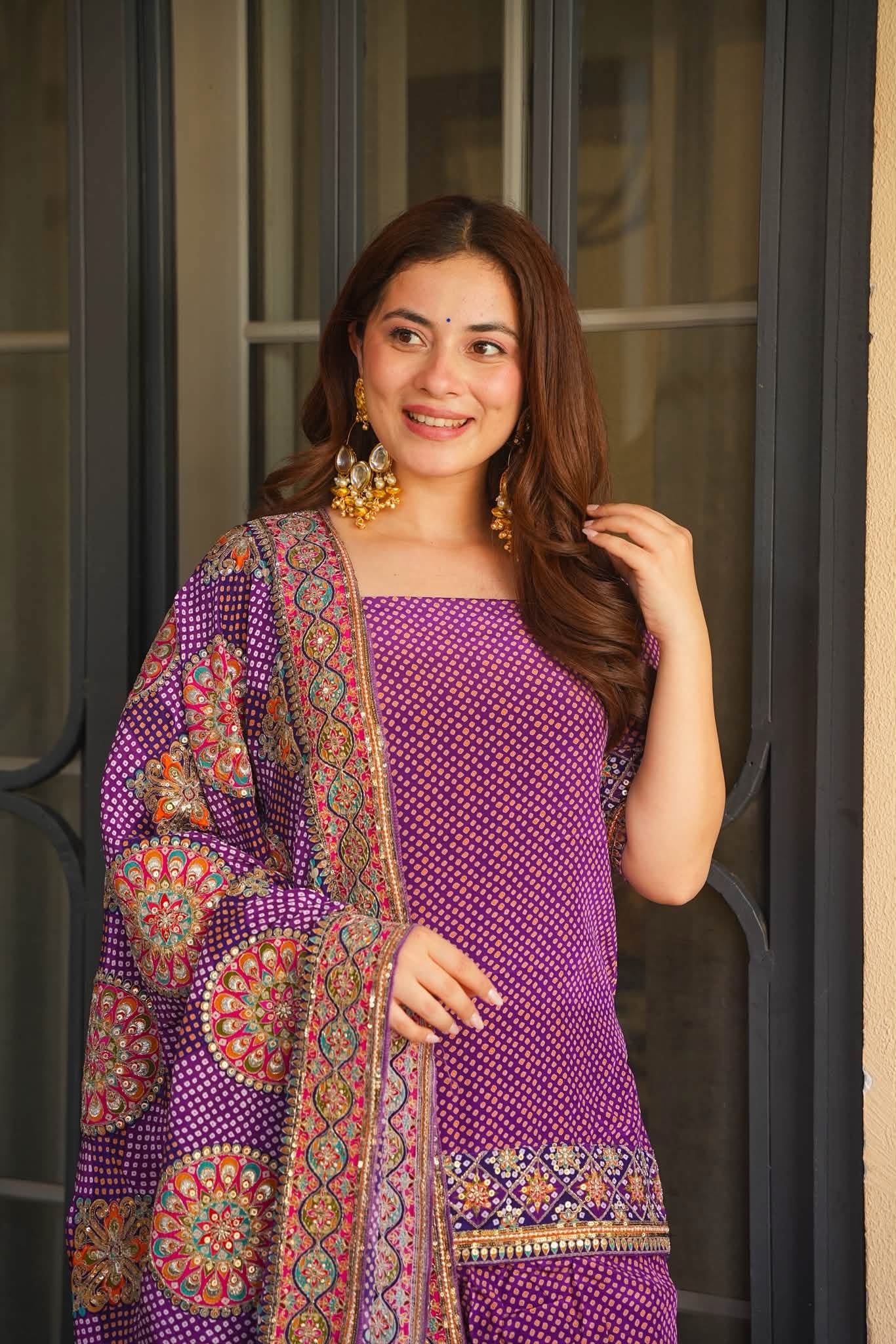 Ameyra Elegant Dot Kurta Set