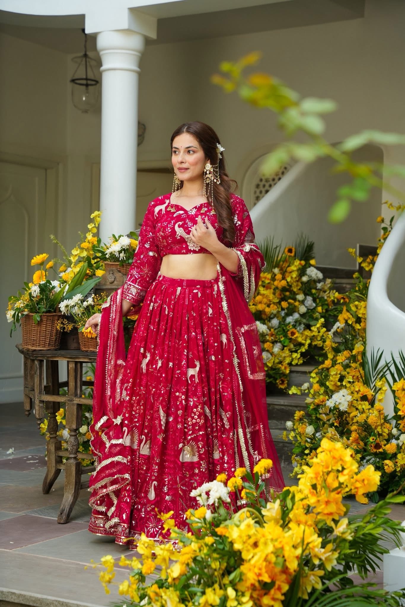Devasena- The Ultimate Grace Of Georgette Lehenga main image 0