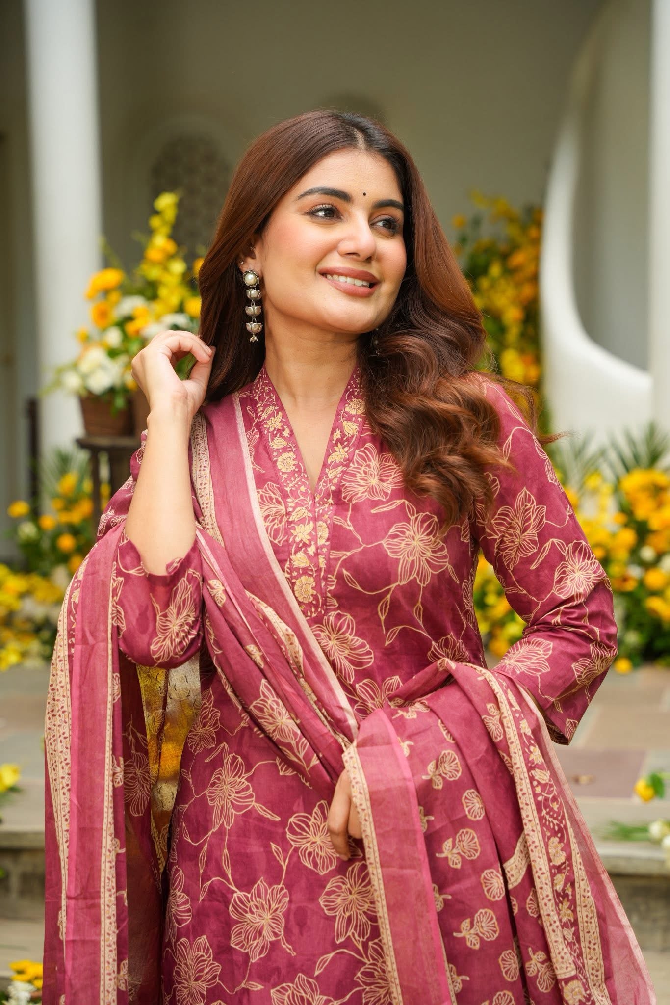 Mahnoor Printed Cotton Kurta Set