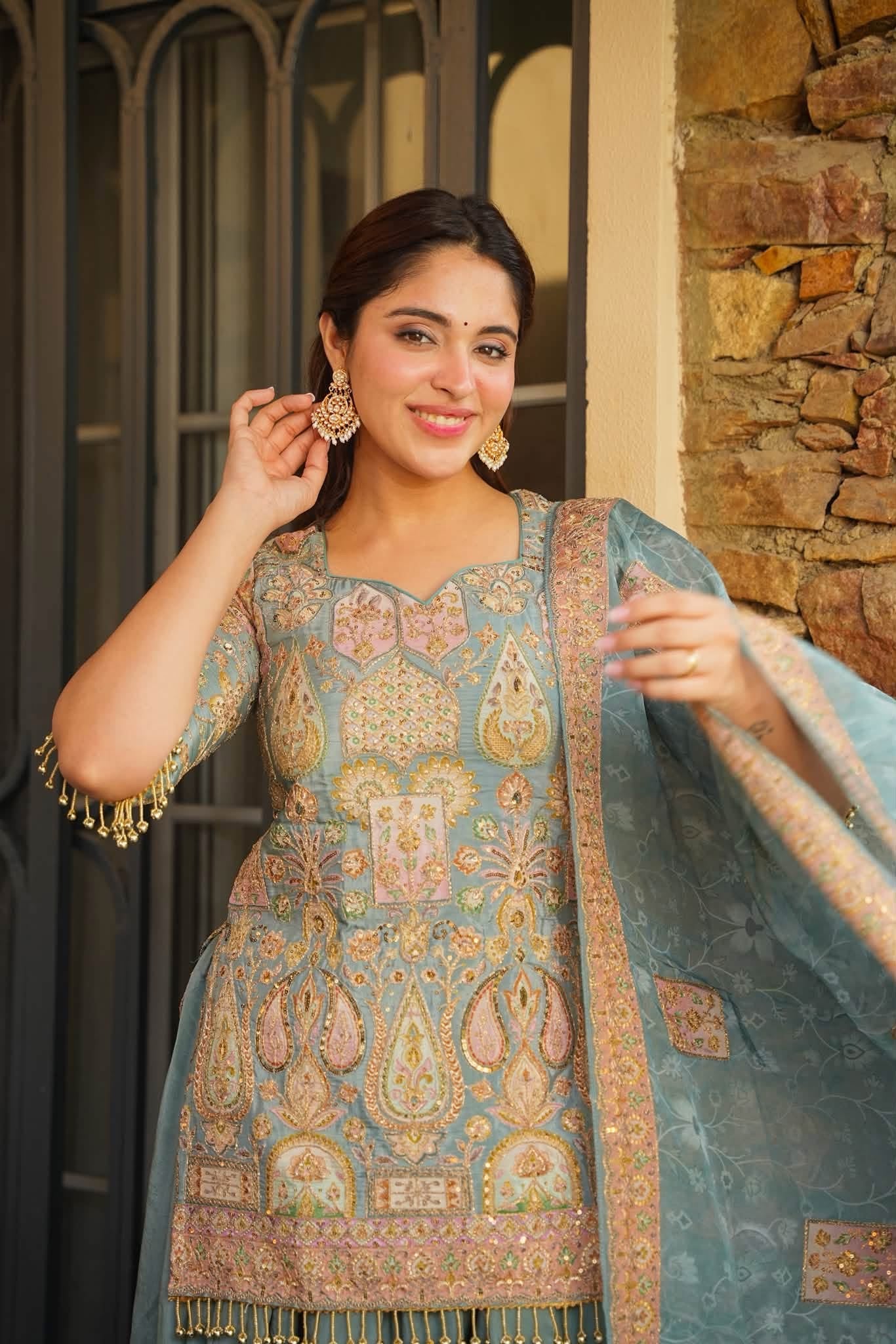 Veeksha Heavy Embroidered Kurta Set