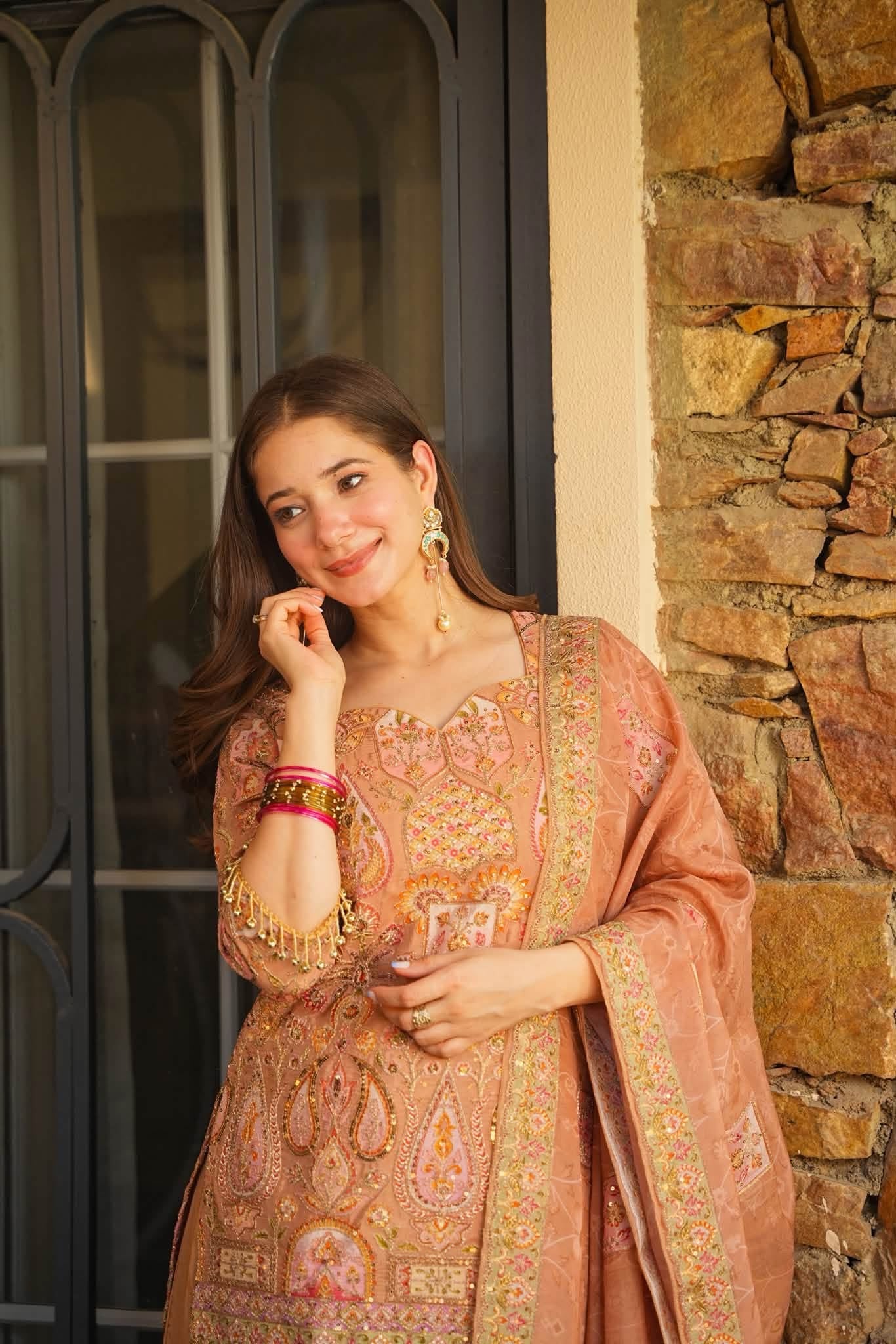 Lureen Heavy Embroidered Kurta Set