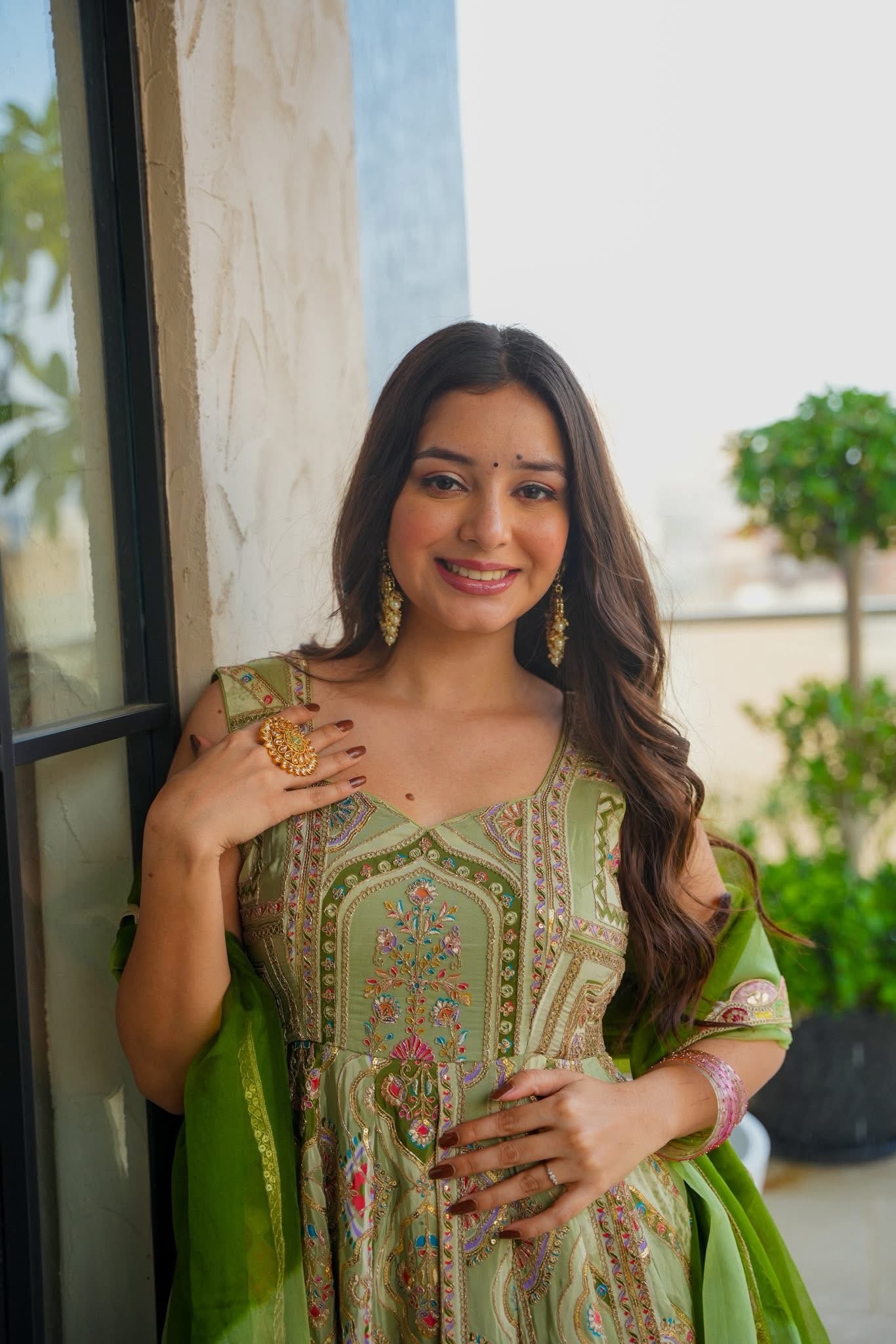 Sitariya Zari Heavy Embroidered Suit Set