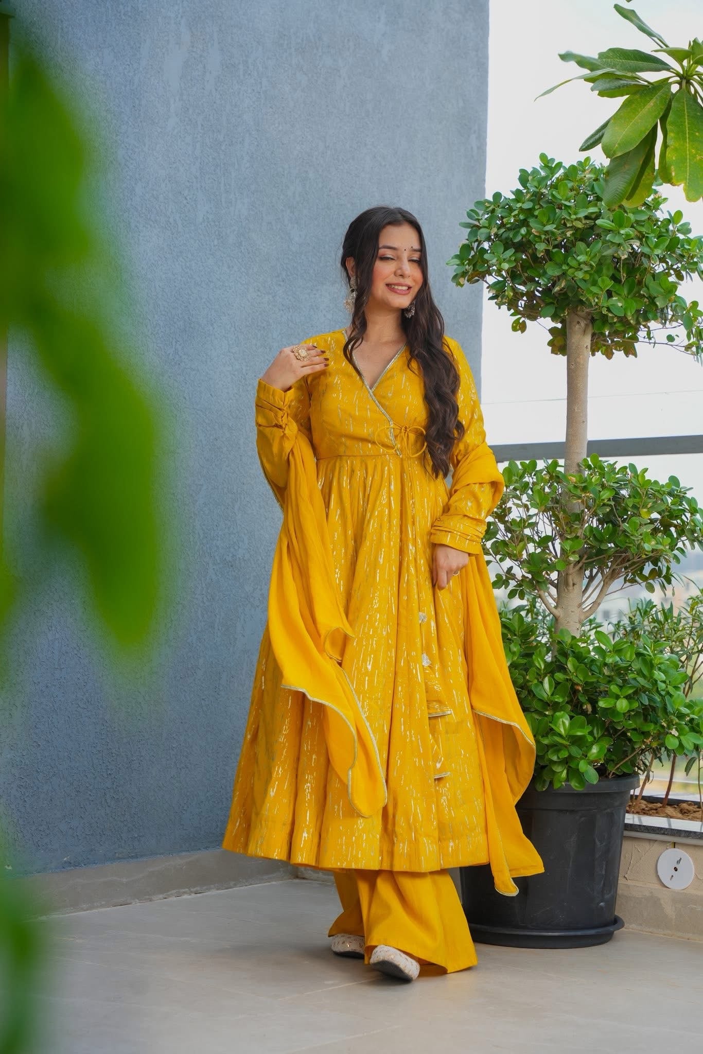 Buy Rivaan Festive Wear Anarkali Suit Set Online in India