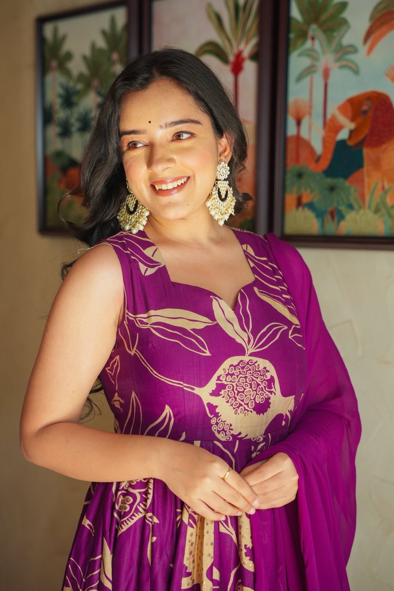 Parina Cotton Anarkali Suit Set