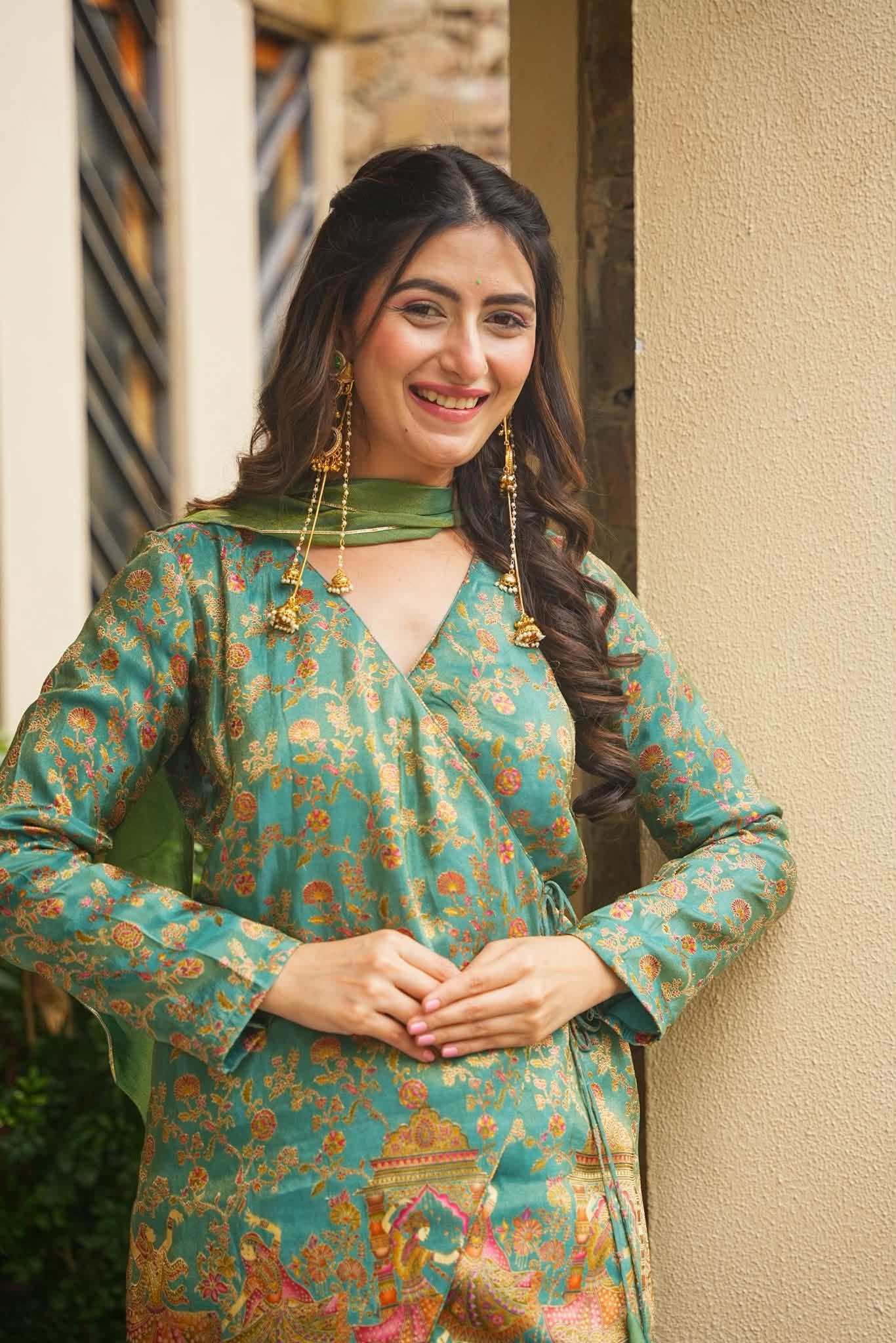 Nira Ethnic Glam Co-ord Set