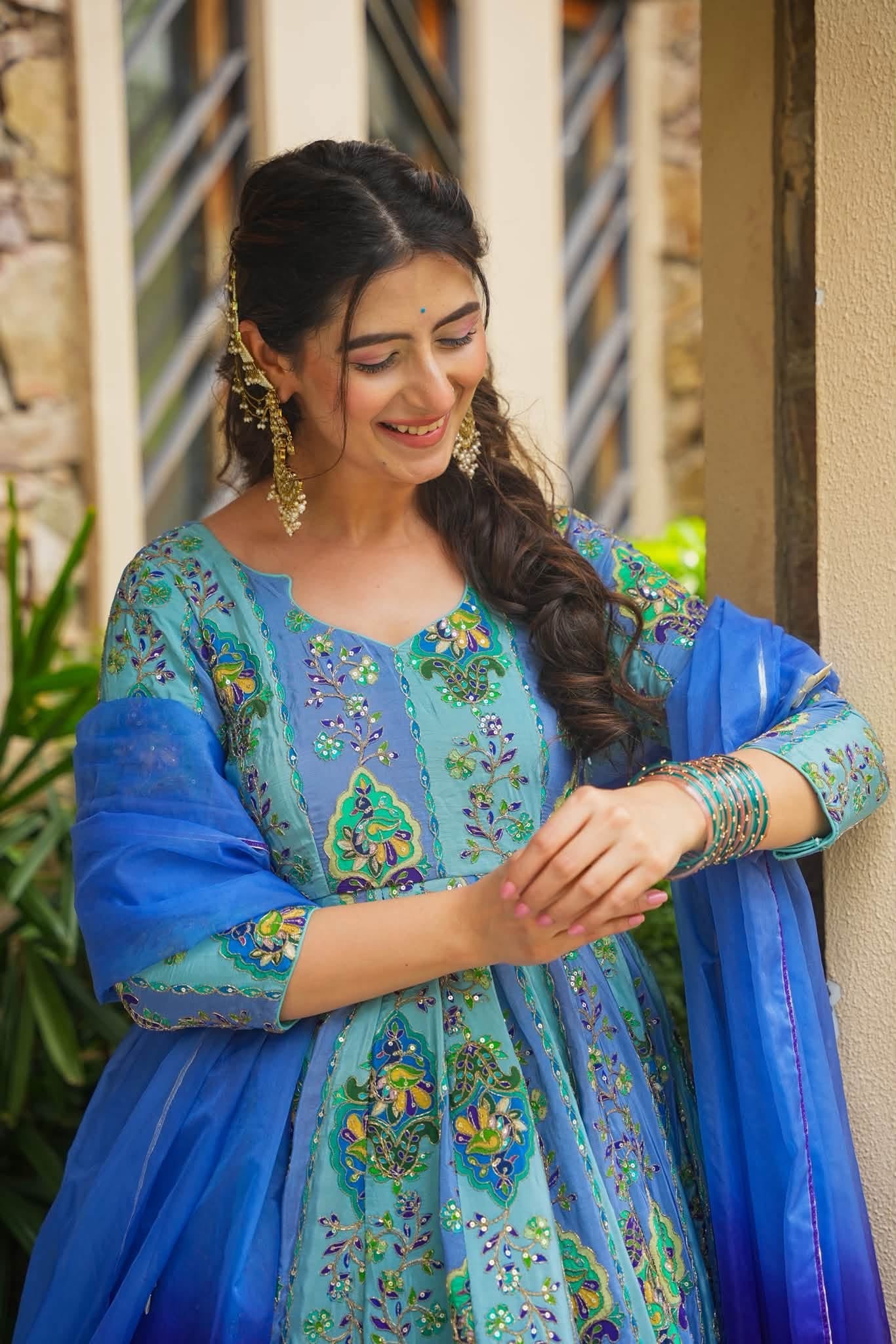 Mayuraara Heavy Embroidered Maxi Set
