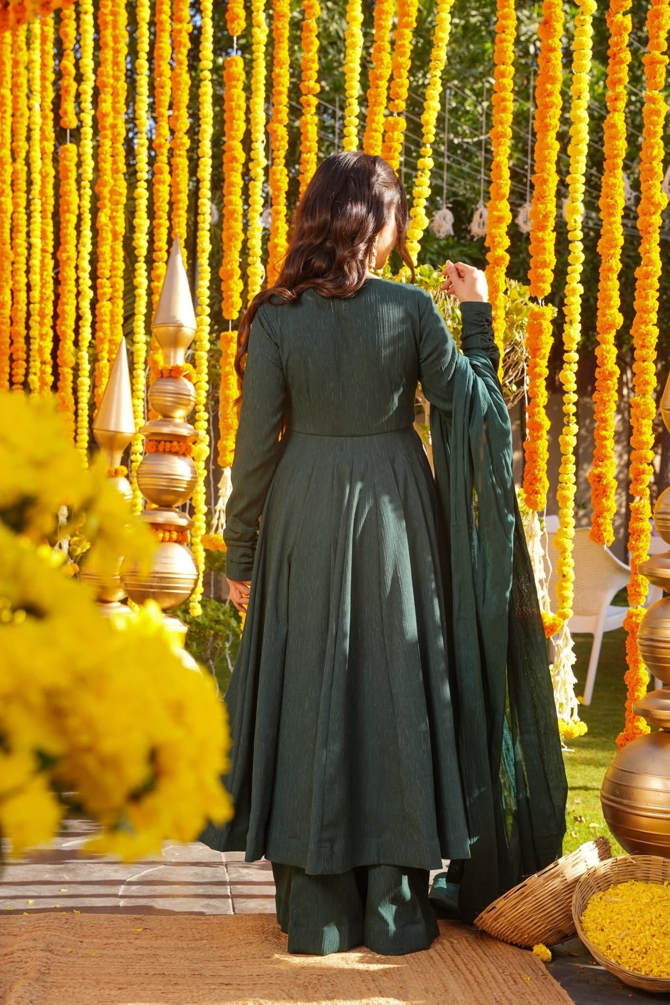 Harmridha Cotton Anarkali Suit Set