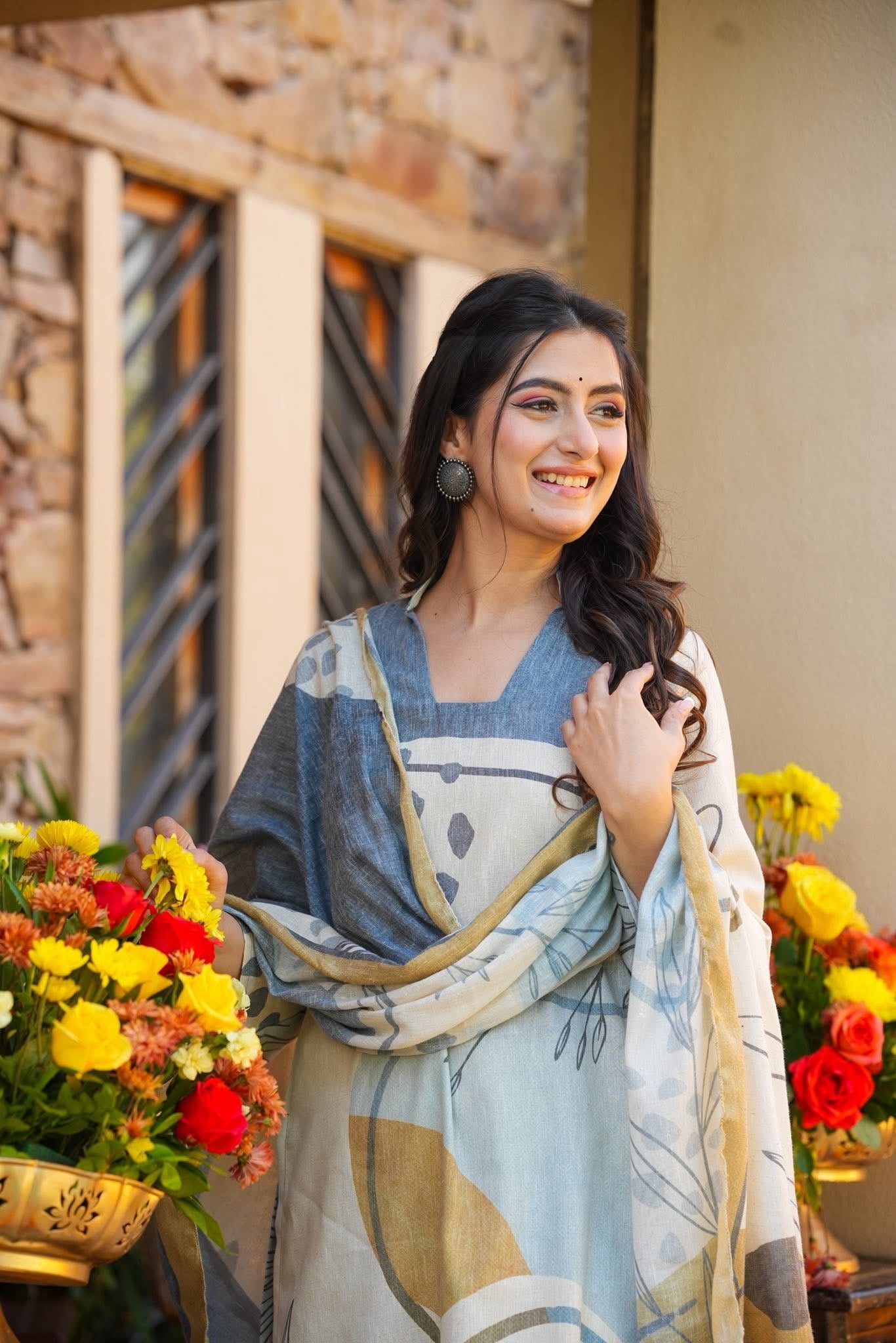 Oorja Cotton Kurta Set