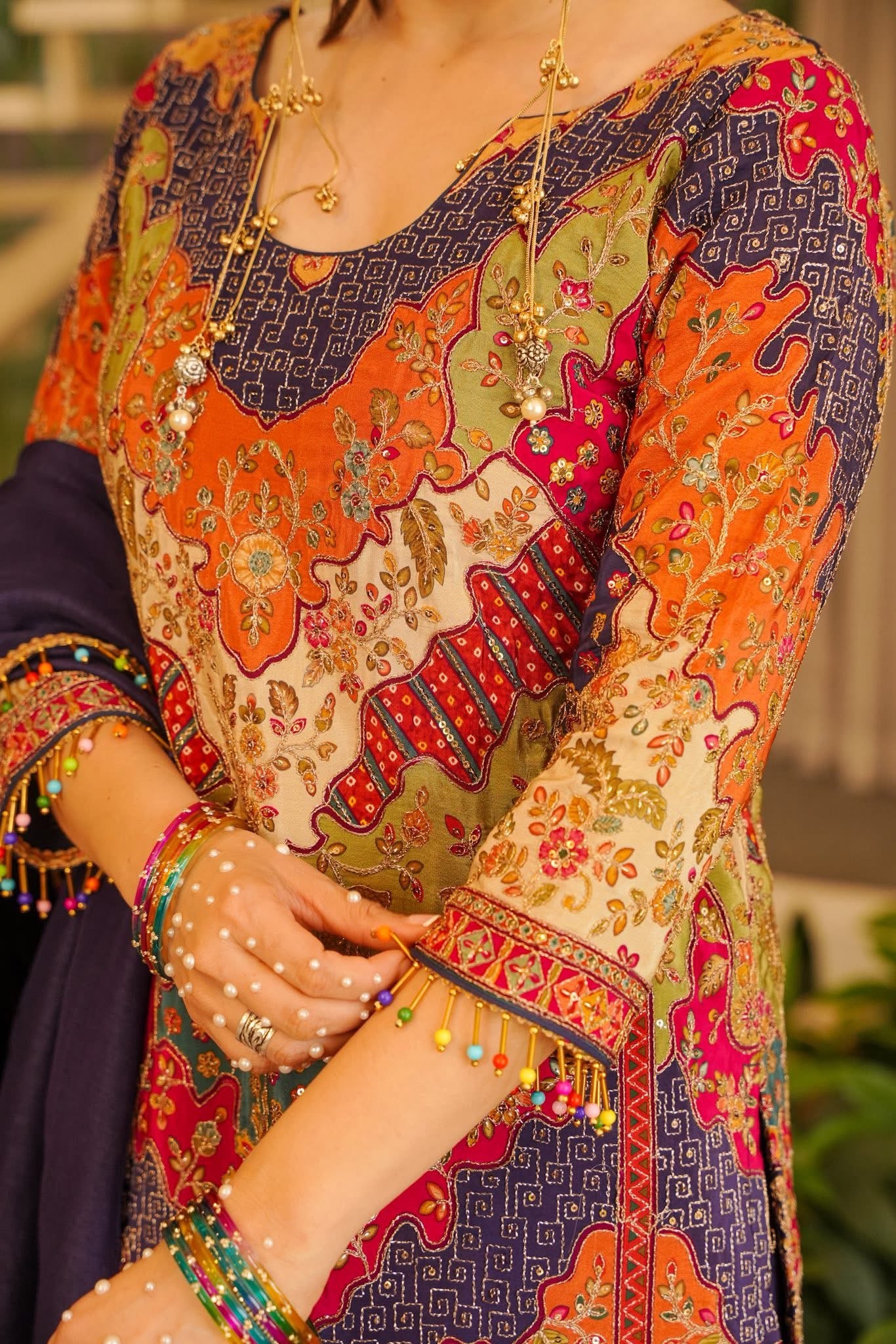 Pehrava Embroidered Heavy Kurta Set