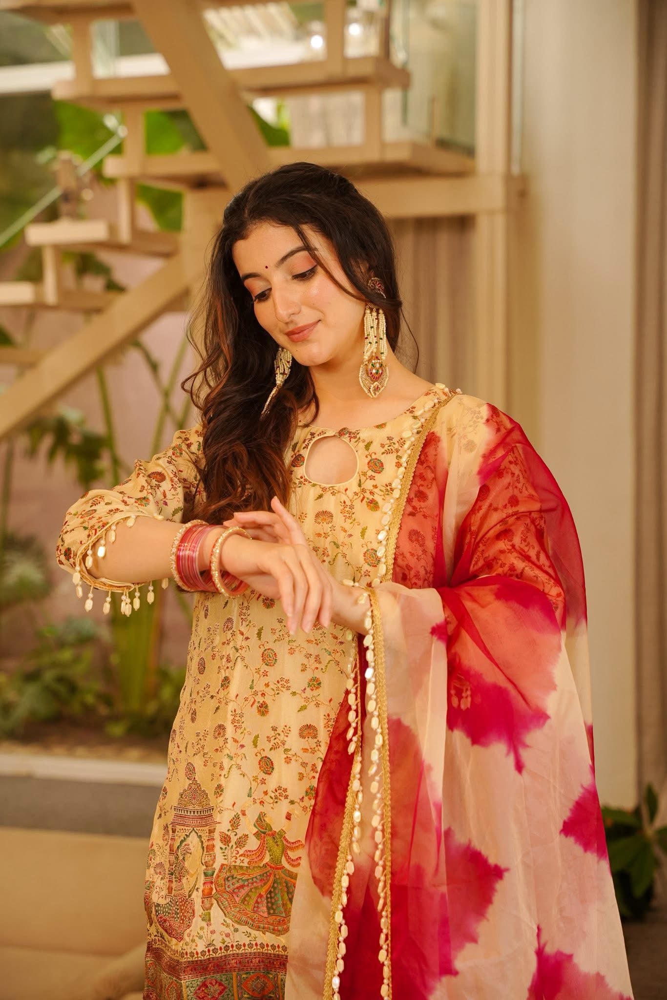 Zariya Heavy Farshi Salwar Set