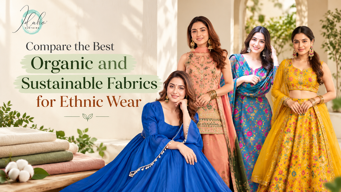 Compare the Best Organic and Sustainable Fabrics for Ethnic Wear Image