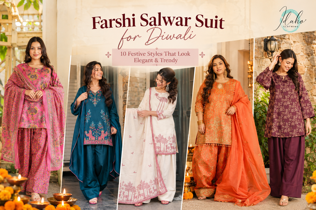 Farshi Salwar Suit for Diwali: 10 Festive Styles That Look Elegant & Trendy