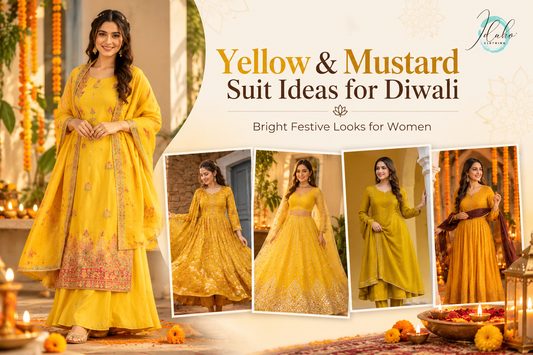 Yellow Mustard Diwali Suit Ideas Image