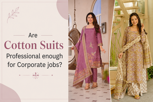 Are Cotton Suits Professional enough for Corporate jobs?
