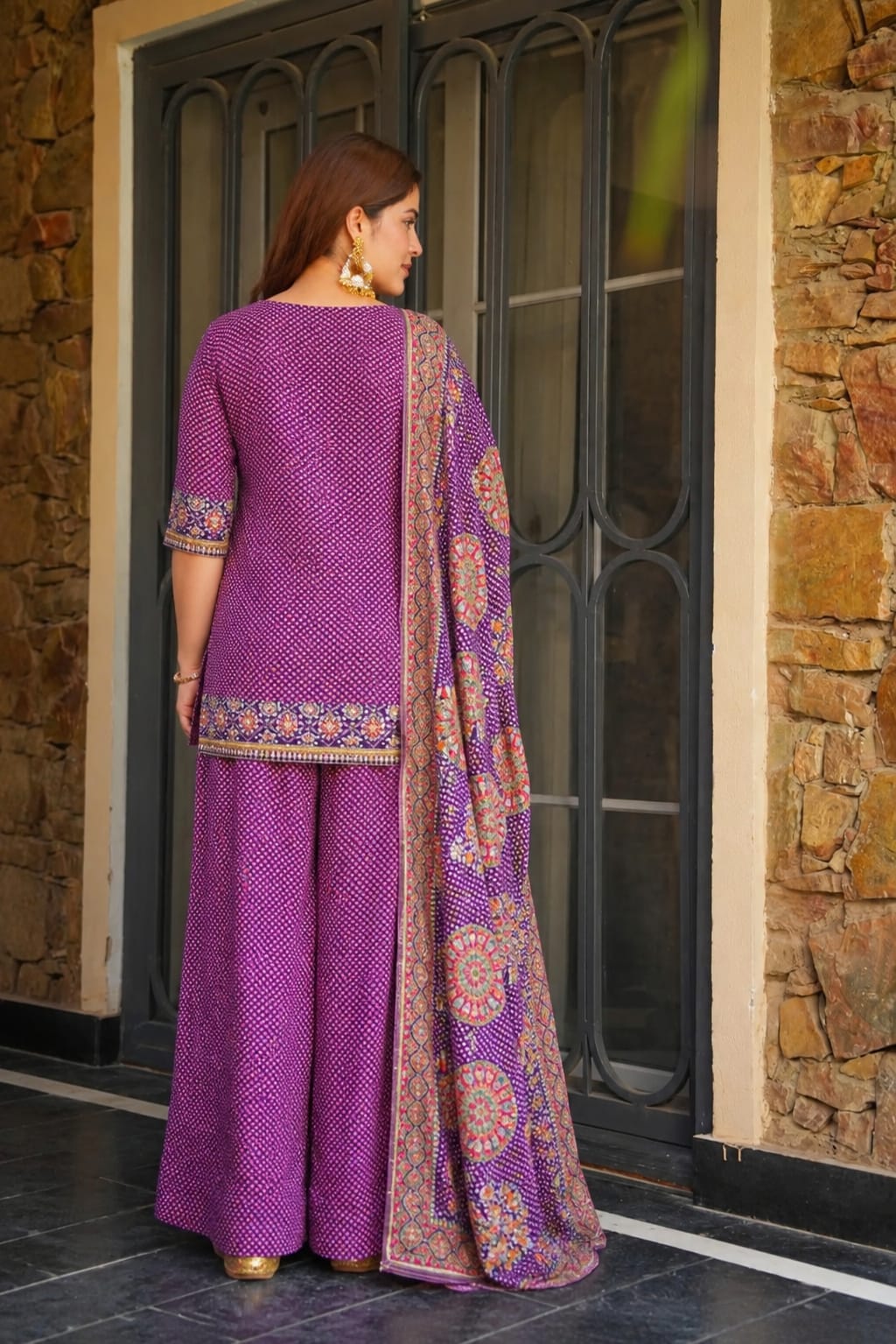 Ameyra Elegant Dot Kurta Set