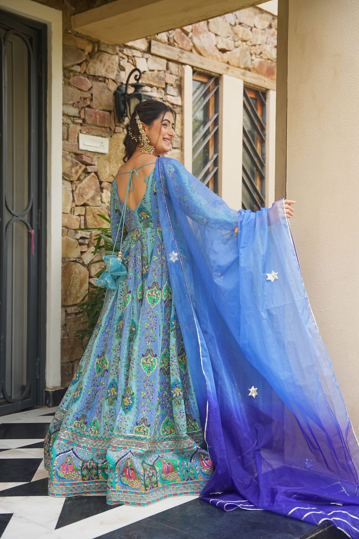 Mayuraara Heavy Embroidered Maxi Set