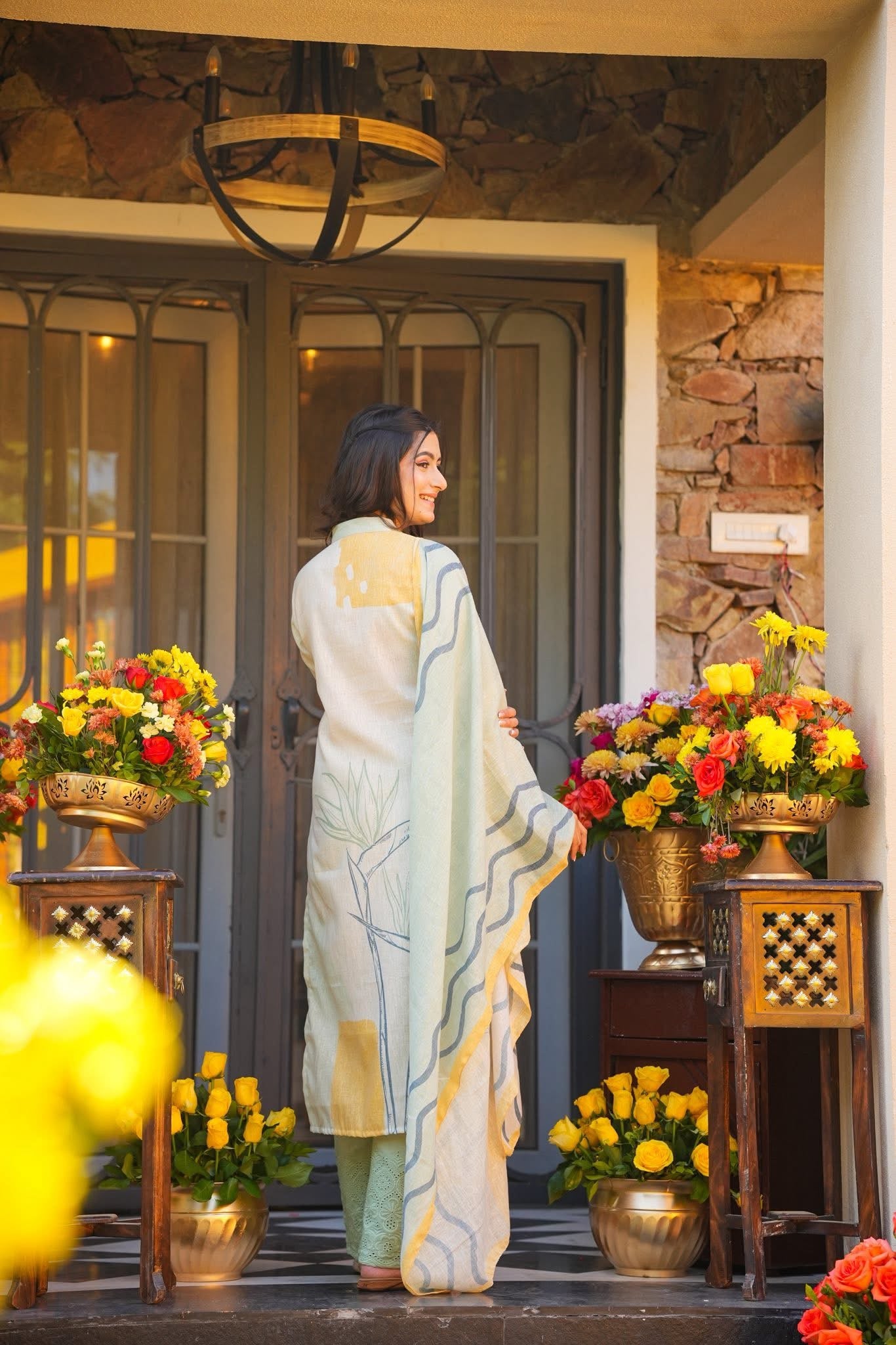 Trishti Cotton Straight Kurta Set