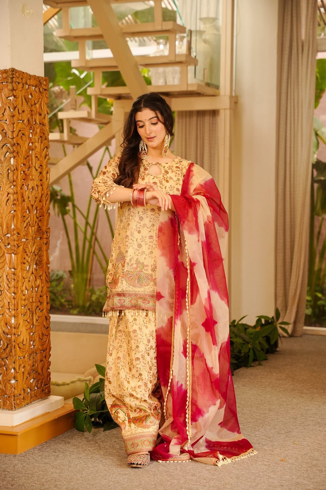 Zariya Heavy Farshi Salwar Set