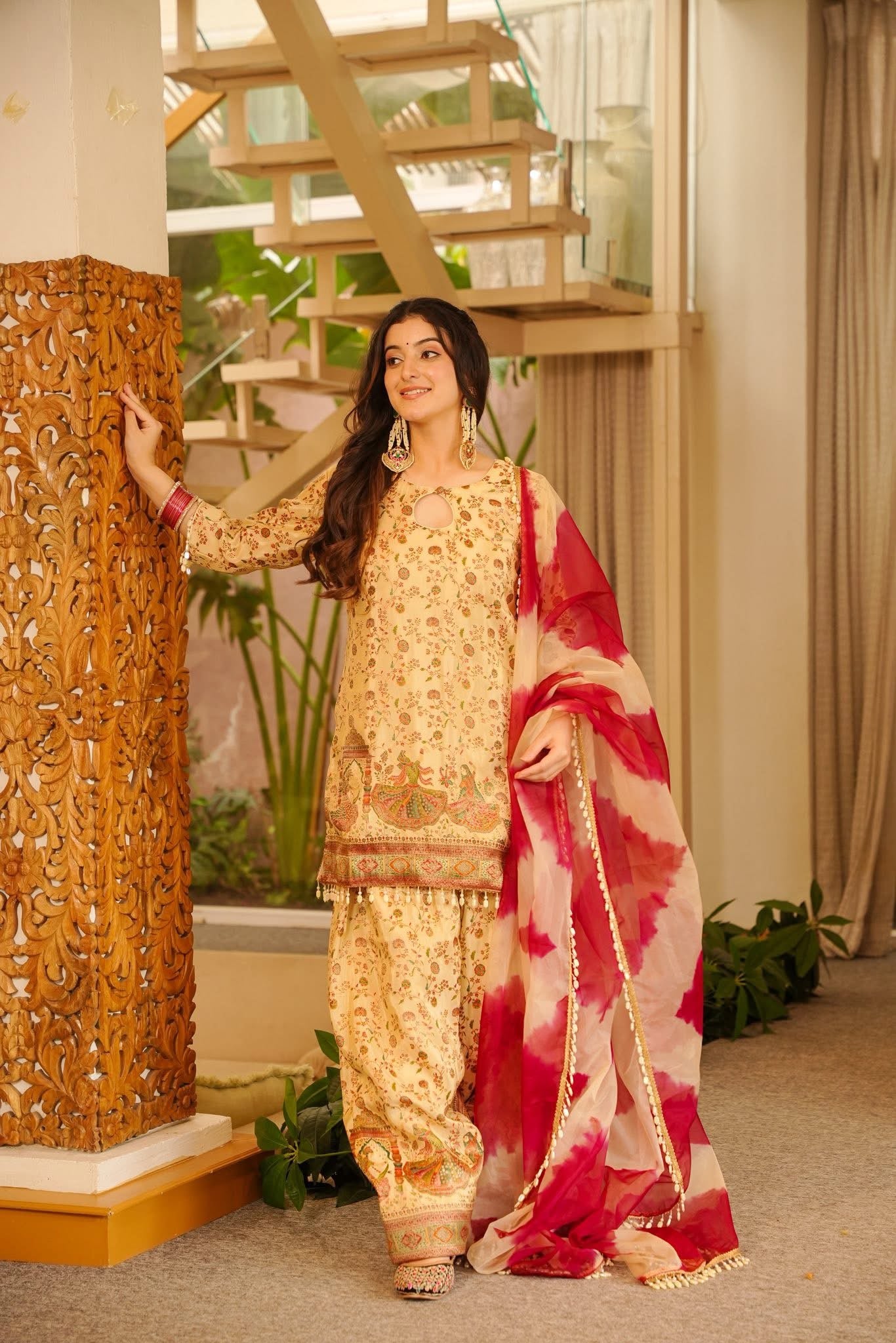 Zariya Heavy Farshi Salwar Set