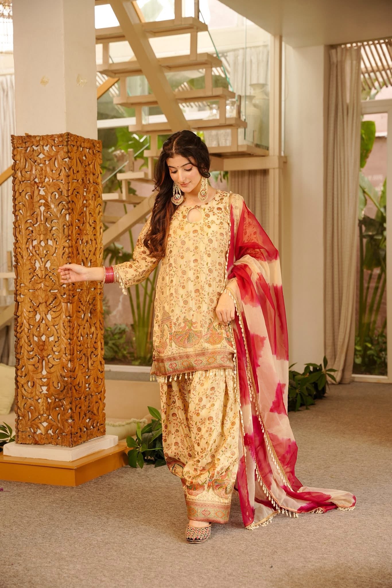 Zariya Heavy Farshi Salwar Set