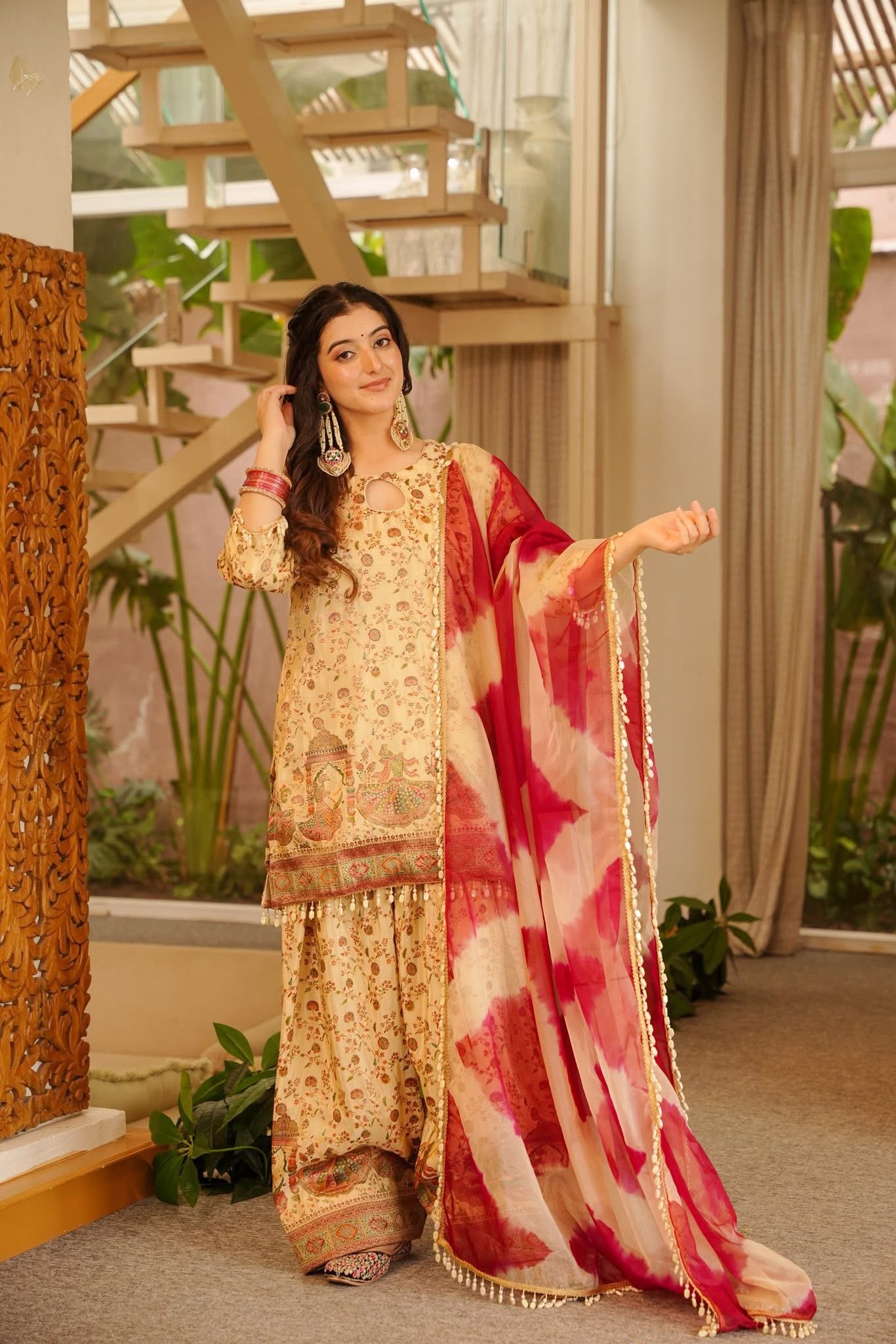 Zariya Heavy Farshi Salwar Set