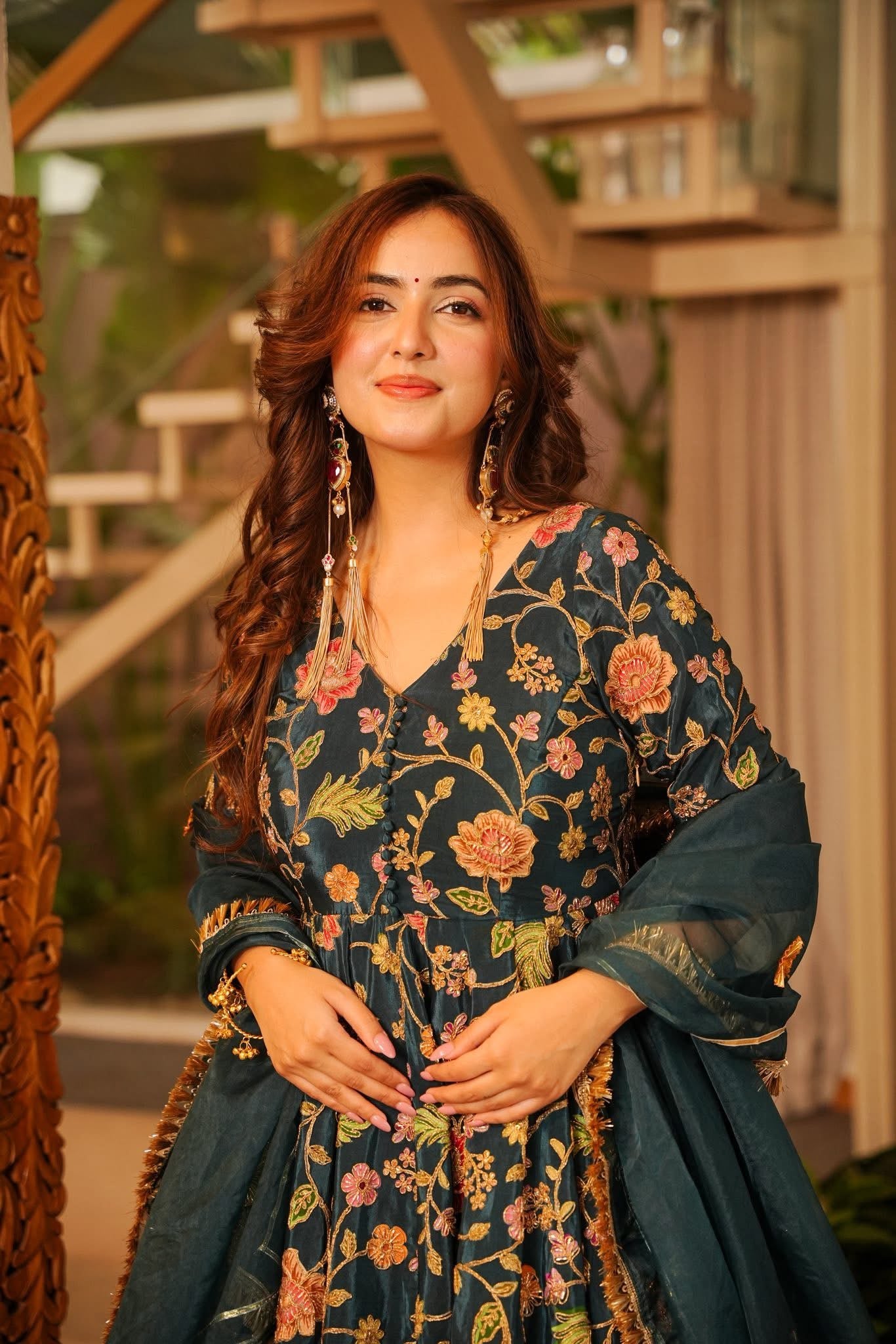 Devina Heavy Embroidered Anarkali Suit Set