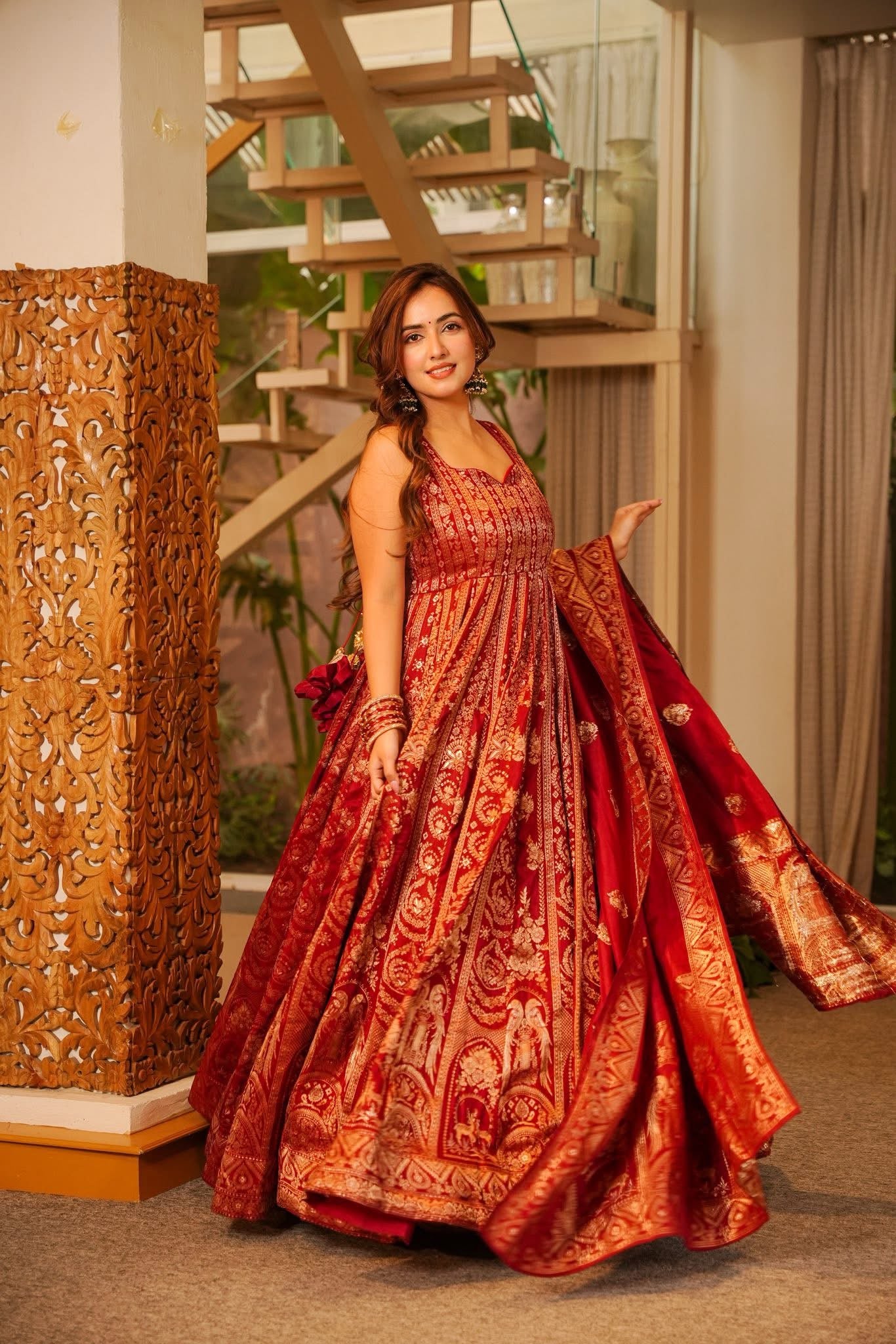 Aroha Silk Heavy Maxi Set